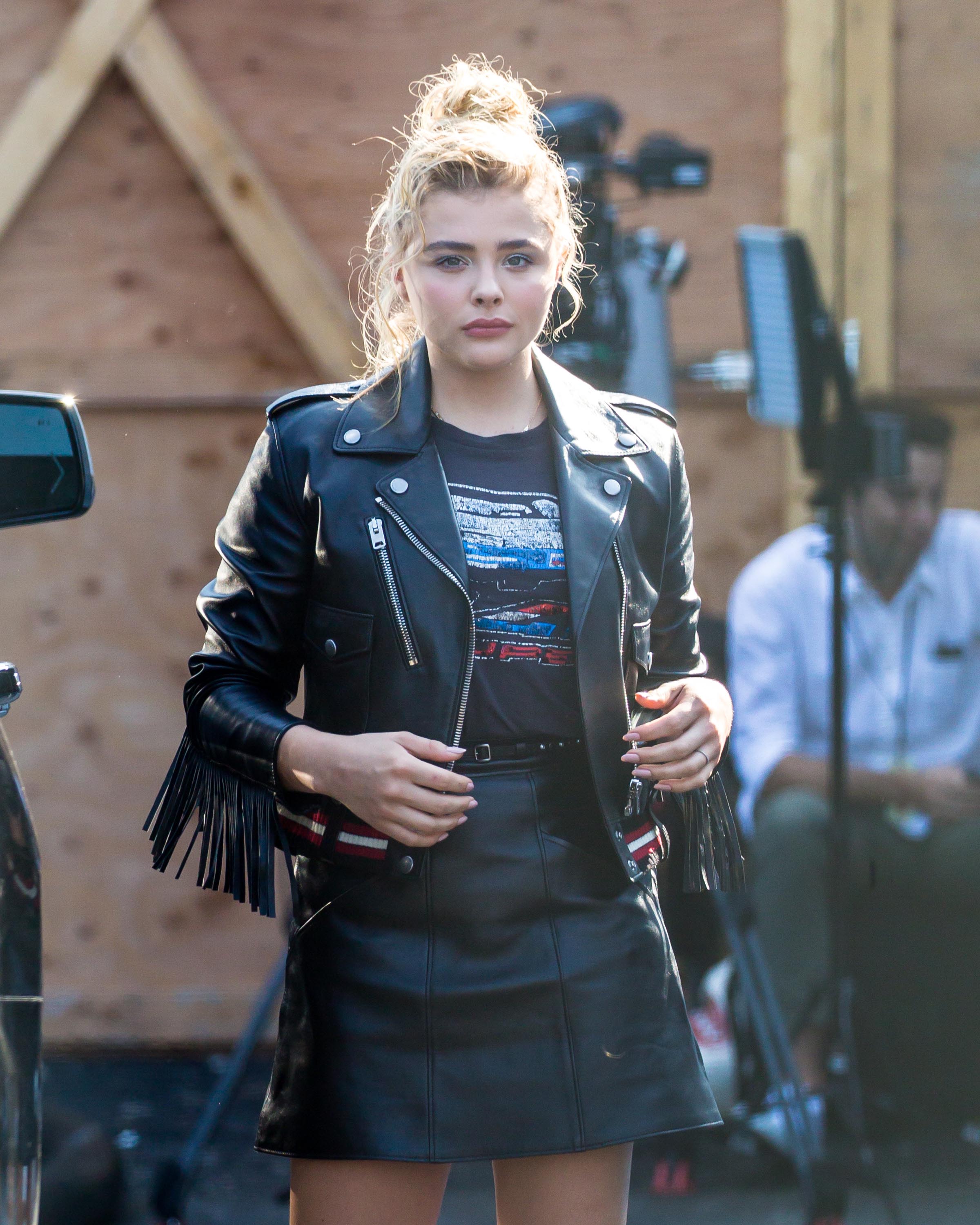 Chloe Moretz seen out in Manhattan