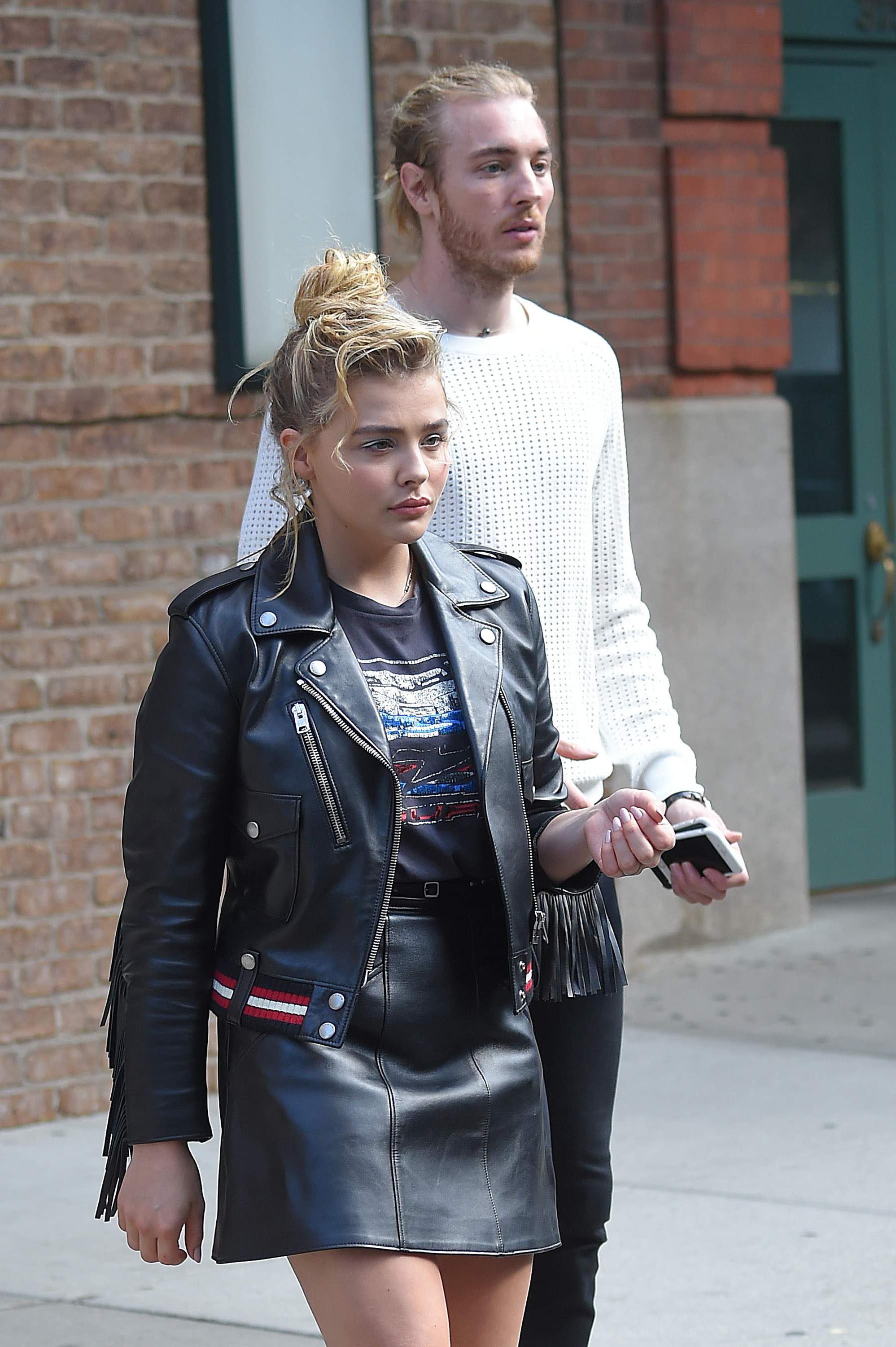 Chloe Moretz seen out in Manhattan