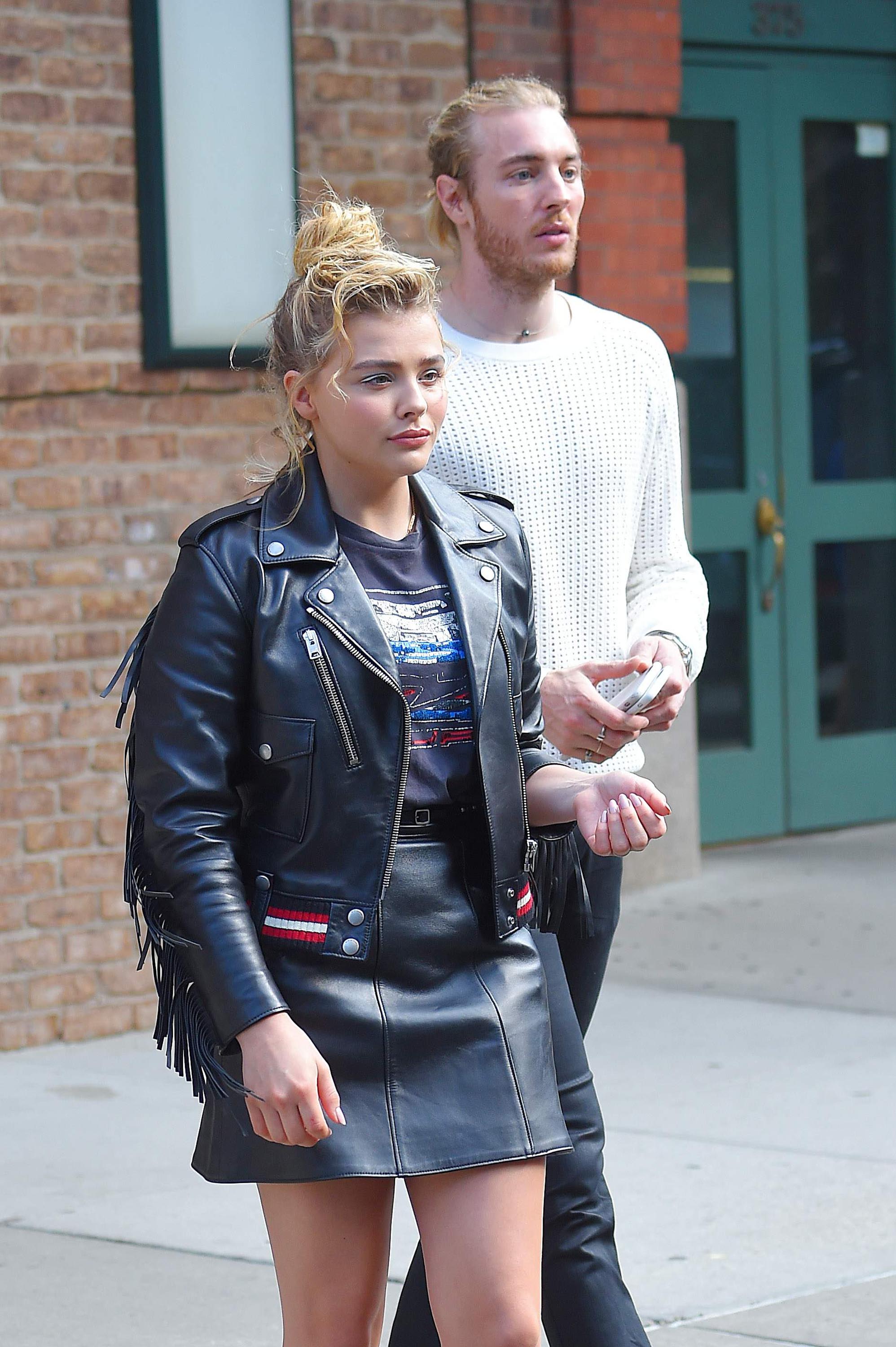 Chloe Moretz seen out in Manhattan