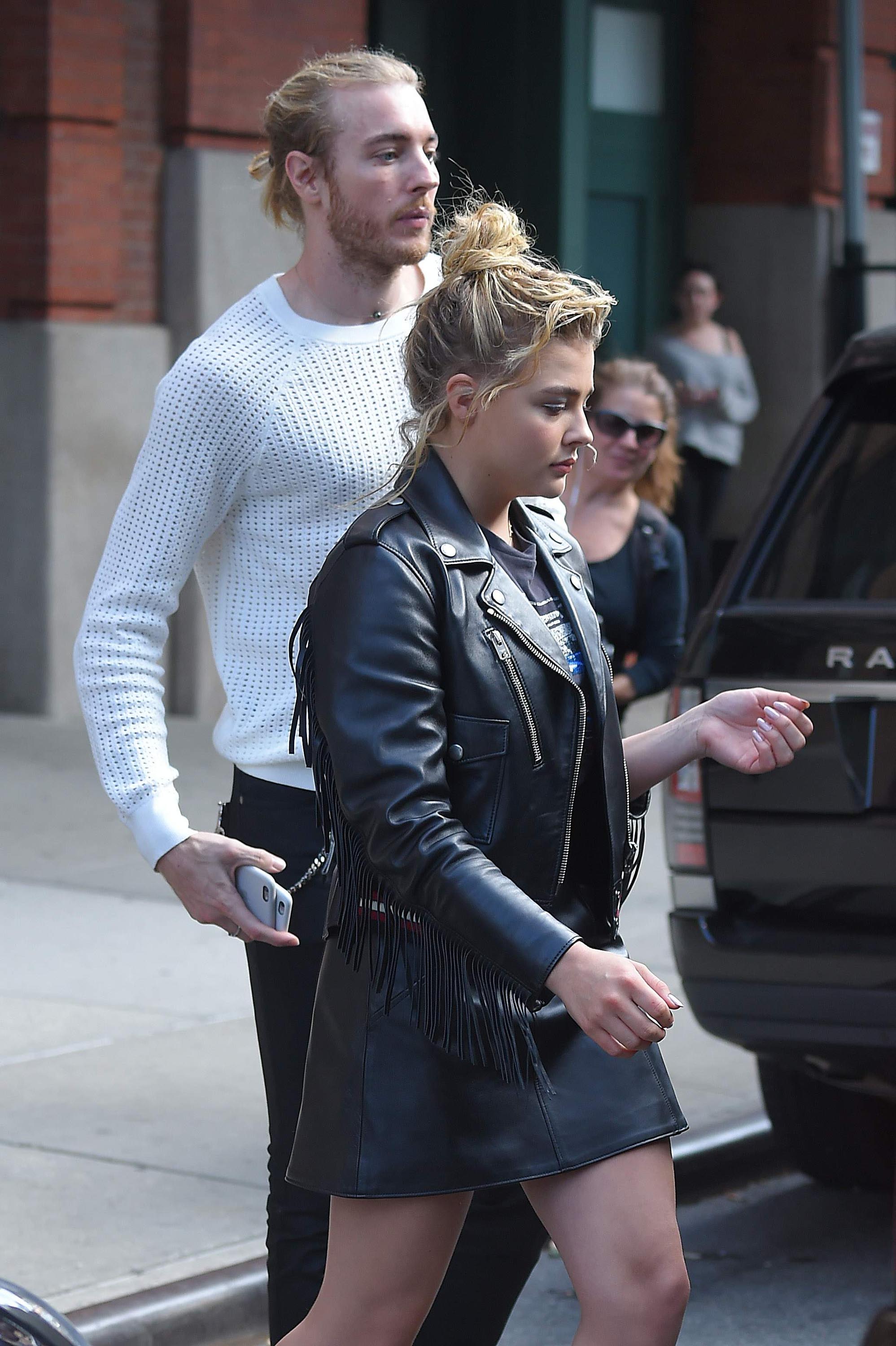 Chloe Moretz seen out in Manhattan