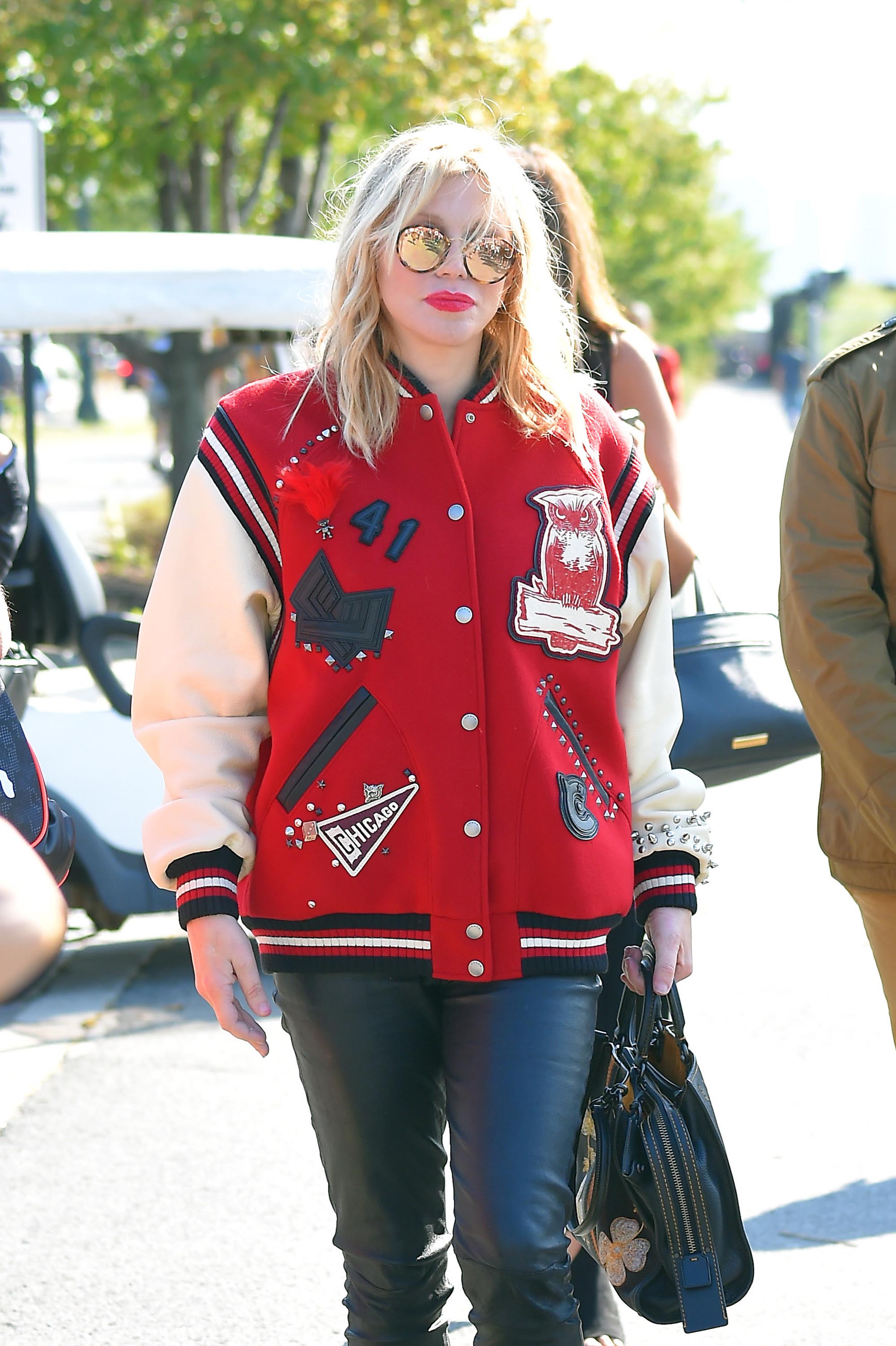 Courtney Love seen out in Manhattan