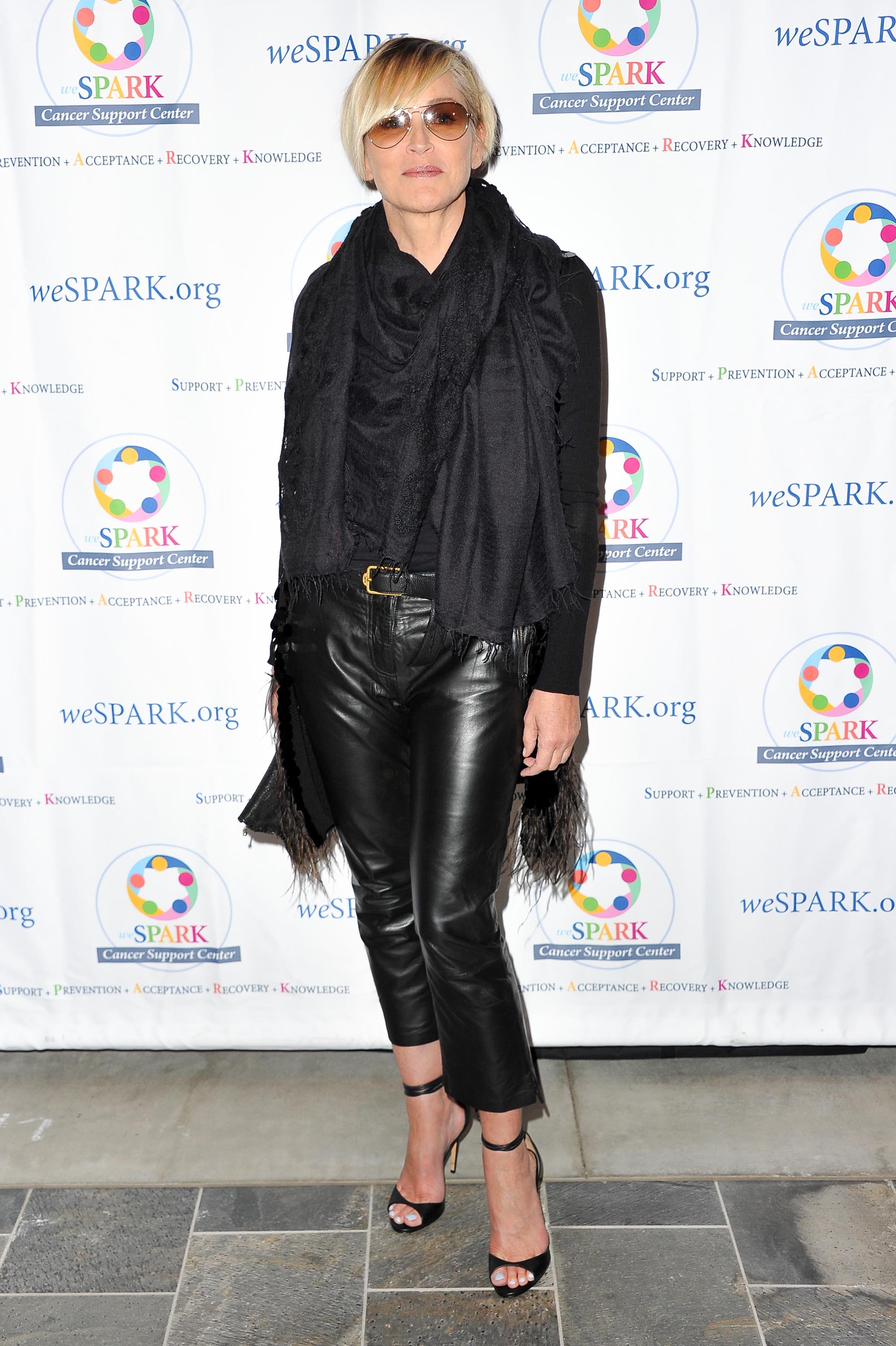 Sharon Stone attends the weSPARK Comedy Night