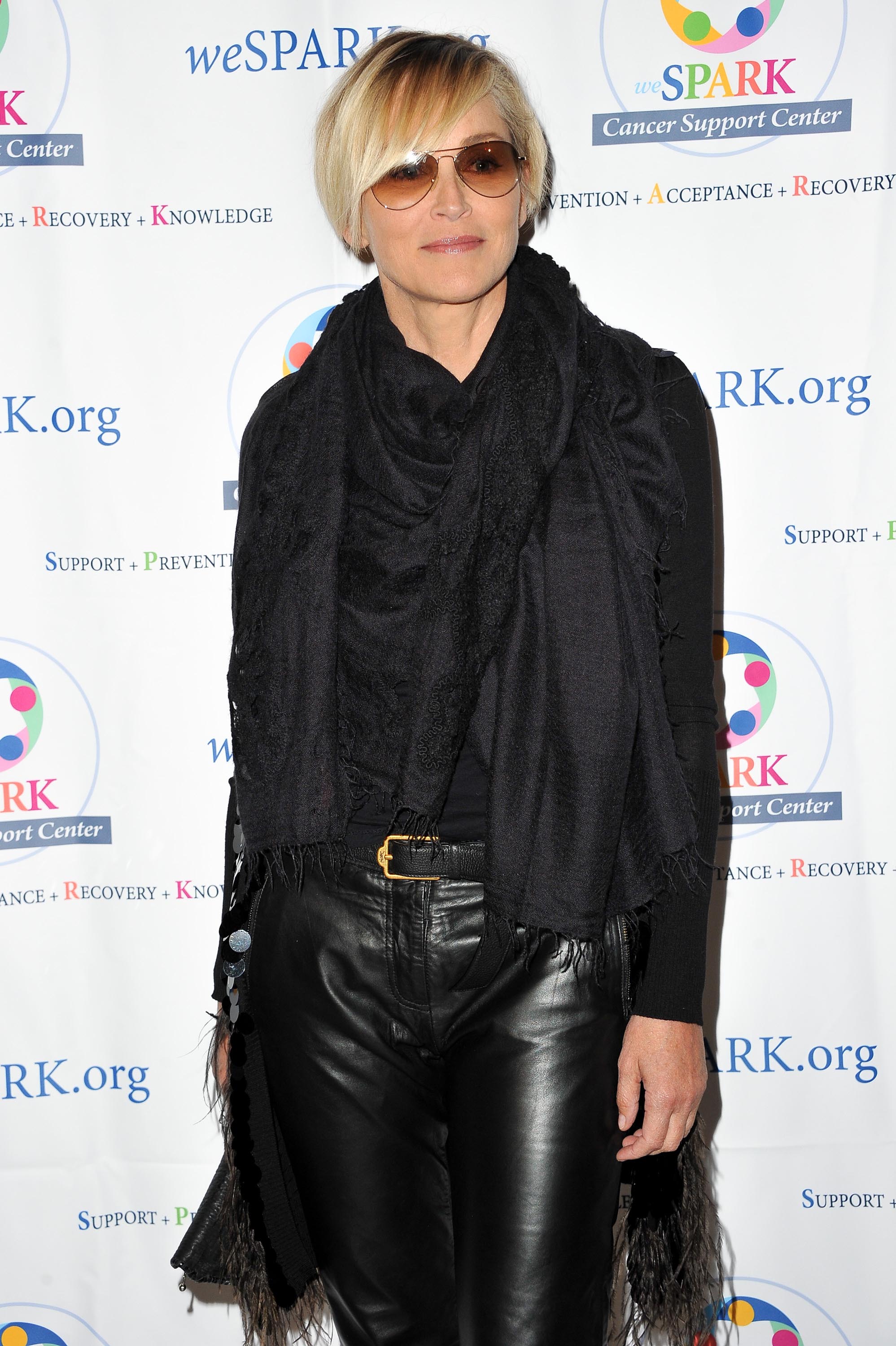 Sharon Stone attends the weSPARK Comedy Night