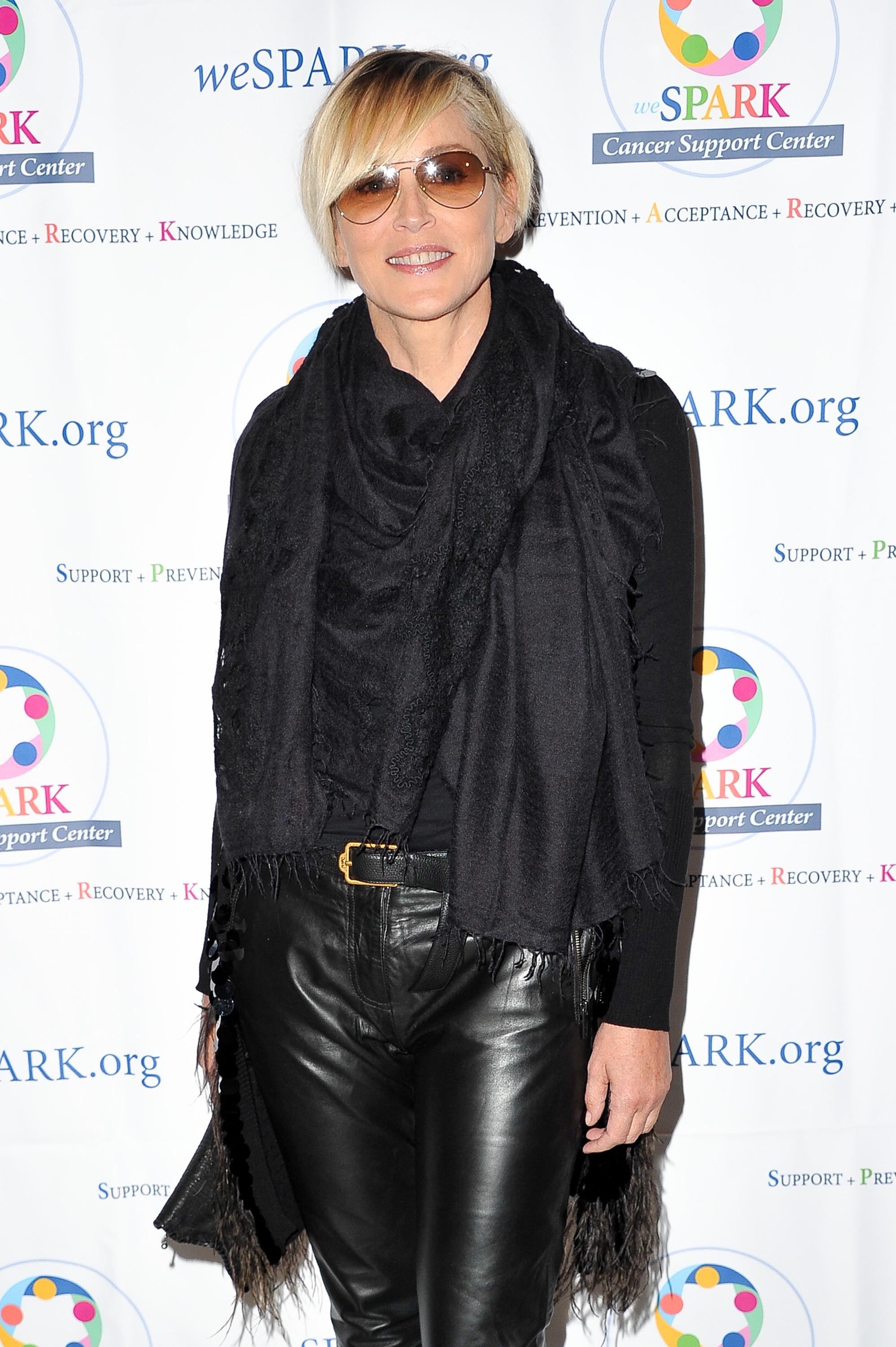 Sharon Stone attends the weSPARK Comedy Night