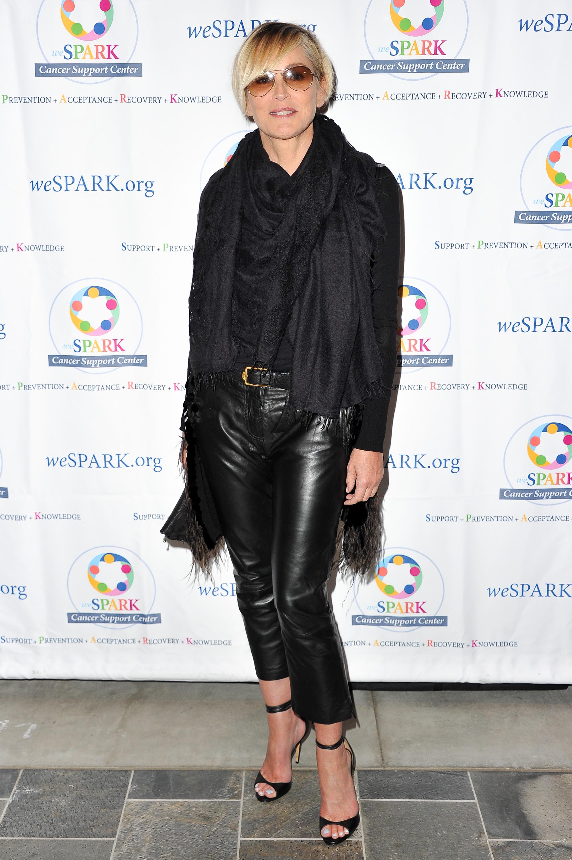 Sharon Stone attends the weSPARK Comedy Night