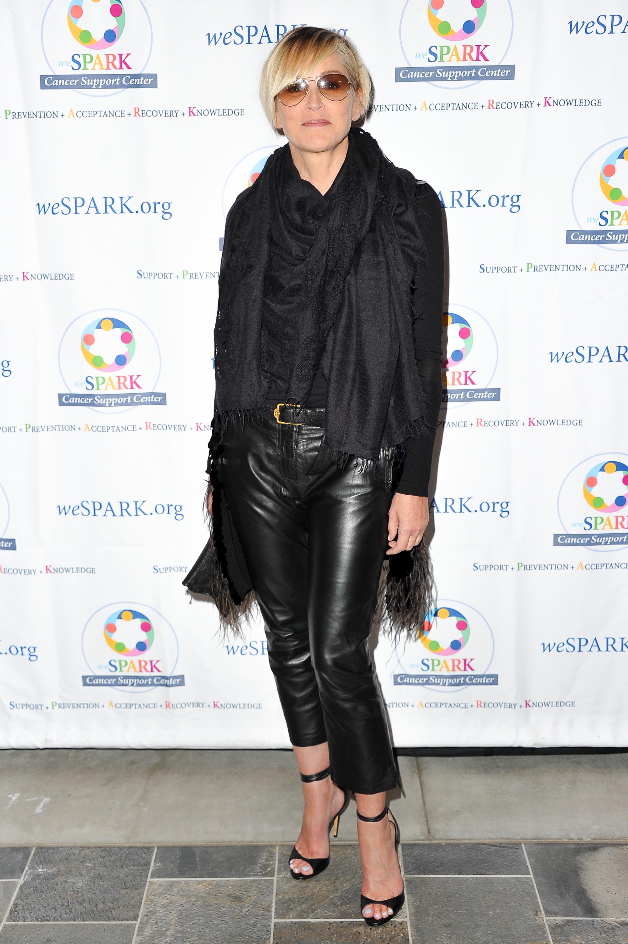 Sharon Stone attends the weSPARK Comedy Night