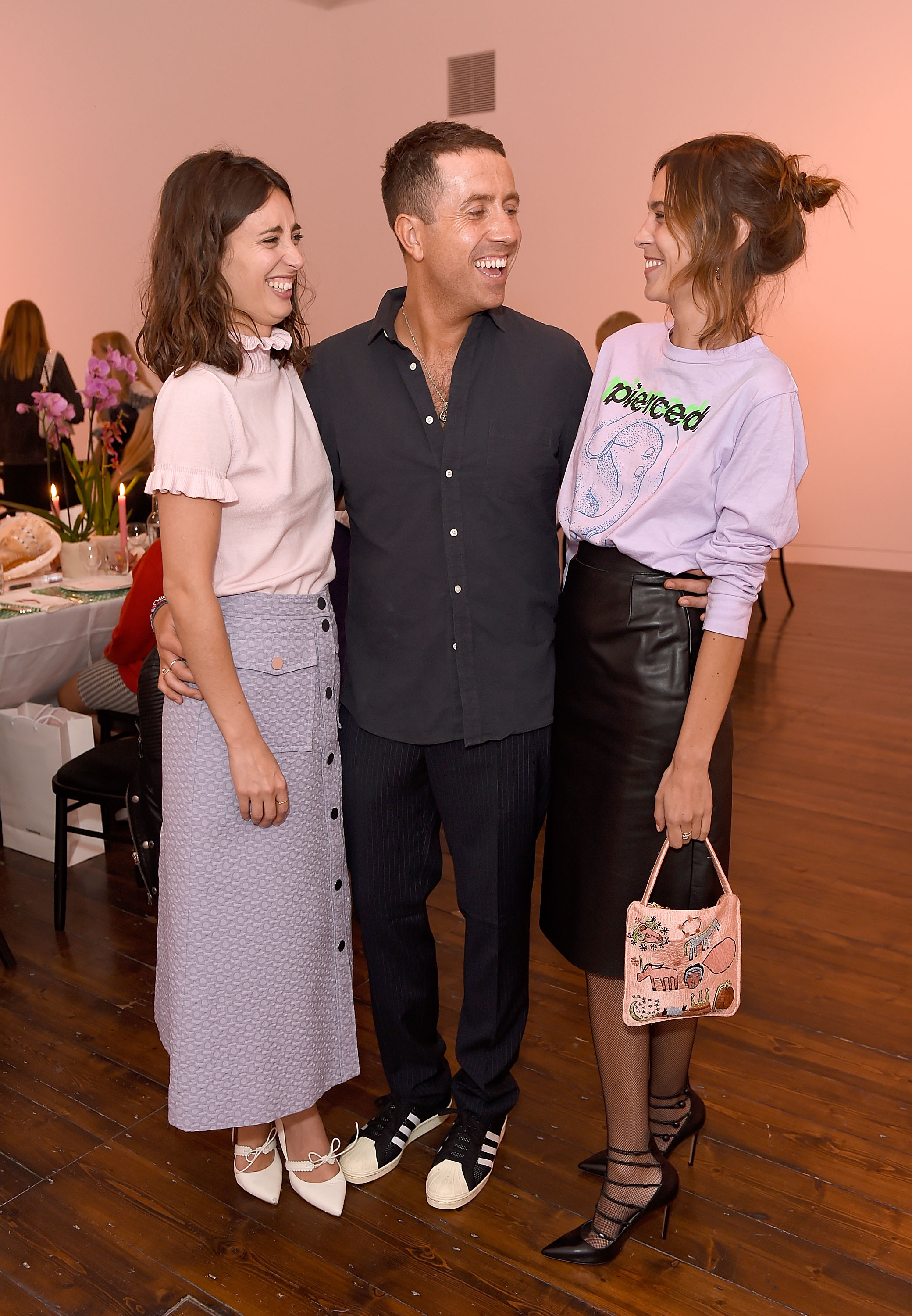 Alexa Chung attends the Shrimps SS17 Presentation dinner featuring Converse