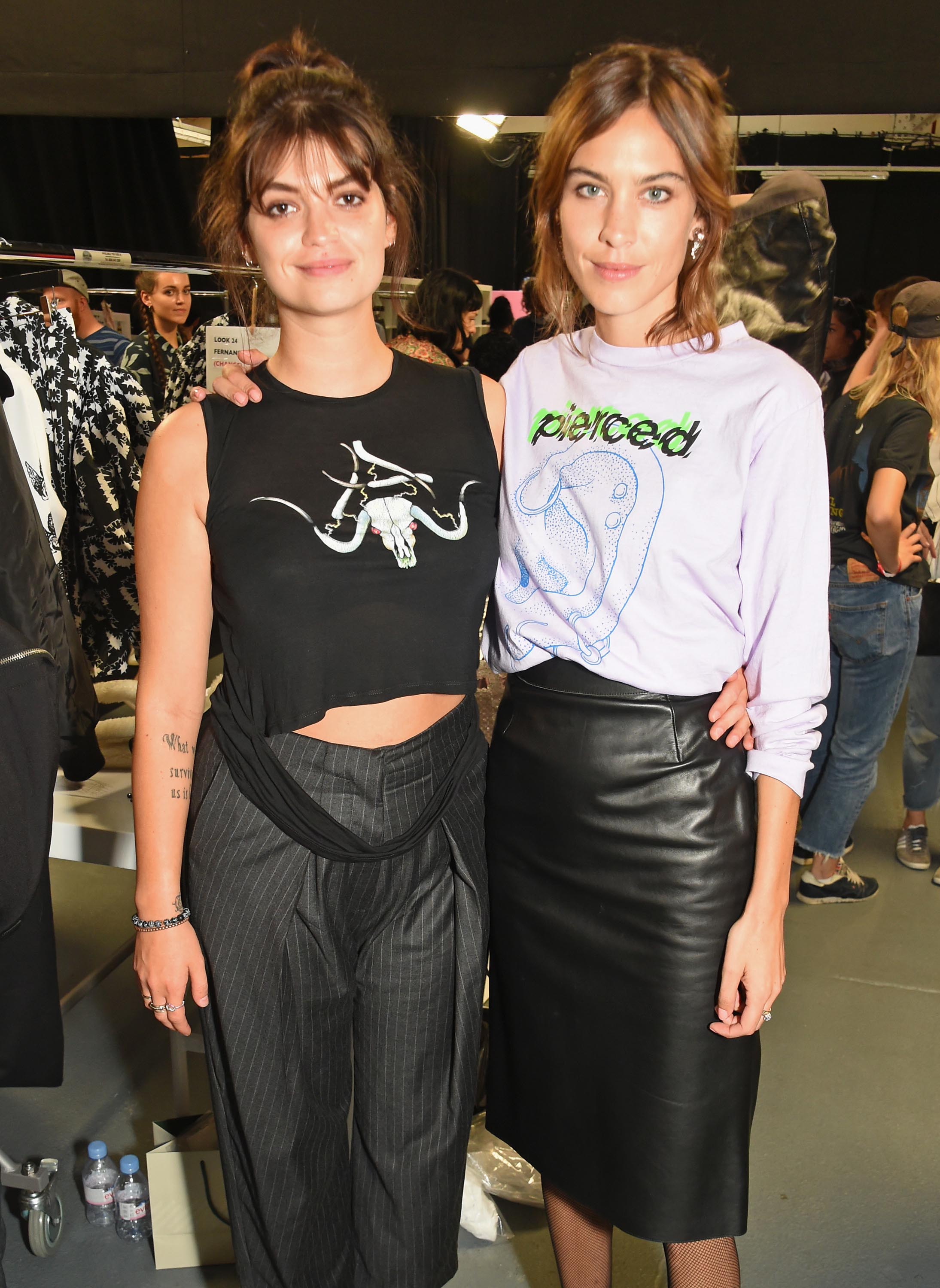 Alexa Chung attends the Shrimps SS17 Presentation dinner featuring Converse