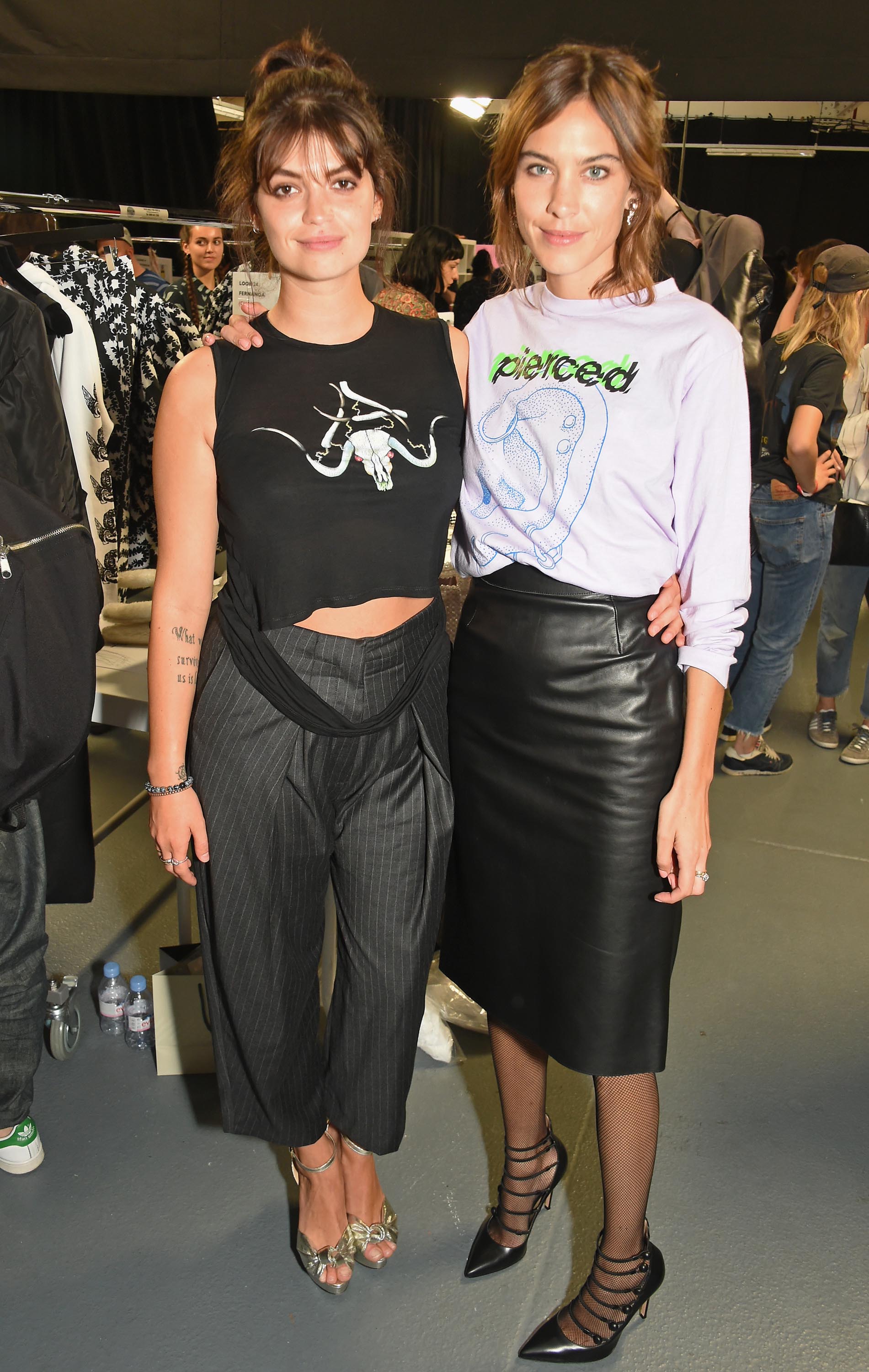 Alexa Chung attends the Shrimps SS17 Presentation dinner featuring Converse