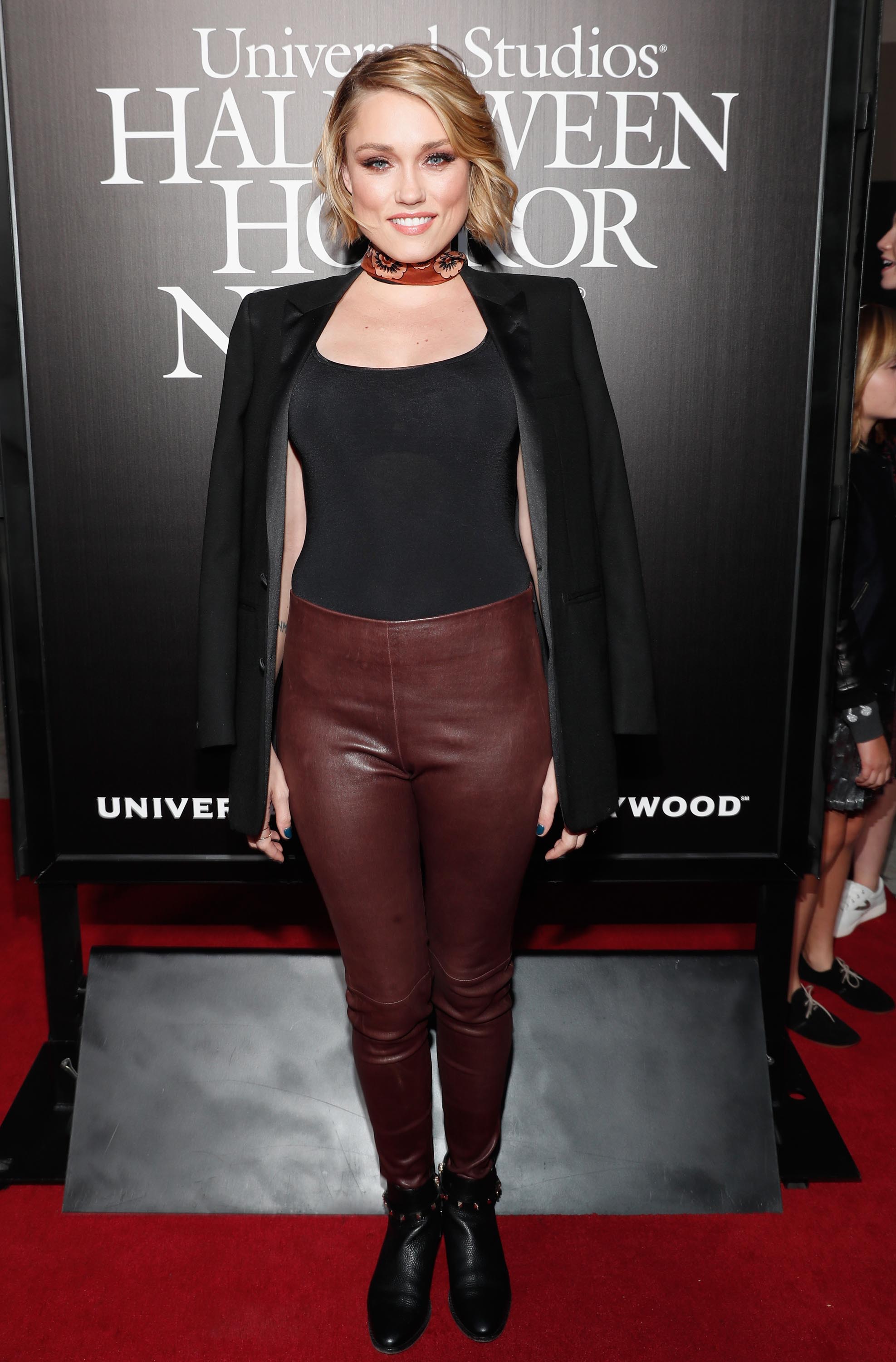 Clare Grant attends Universal Studios ‘Halloween Horror Nights’ opening night