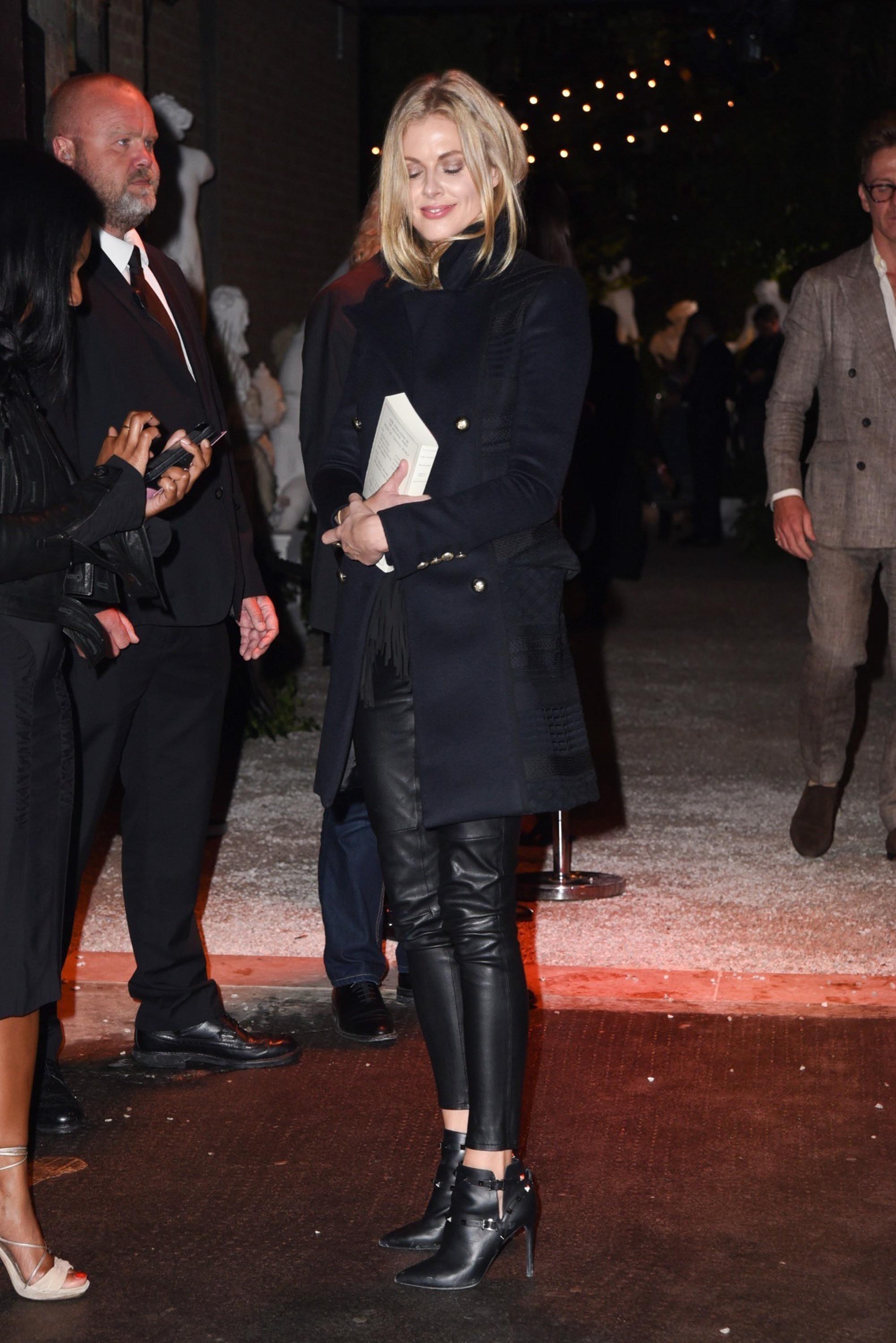 Donna Air attends the Burberry show