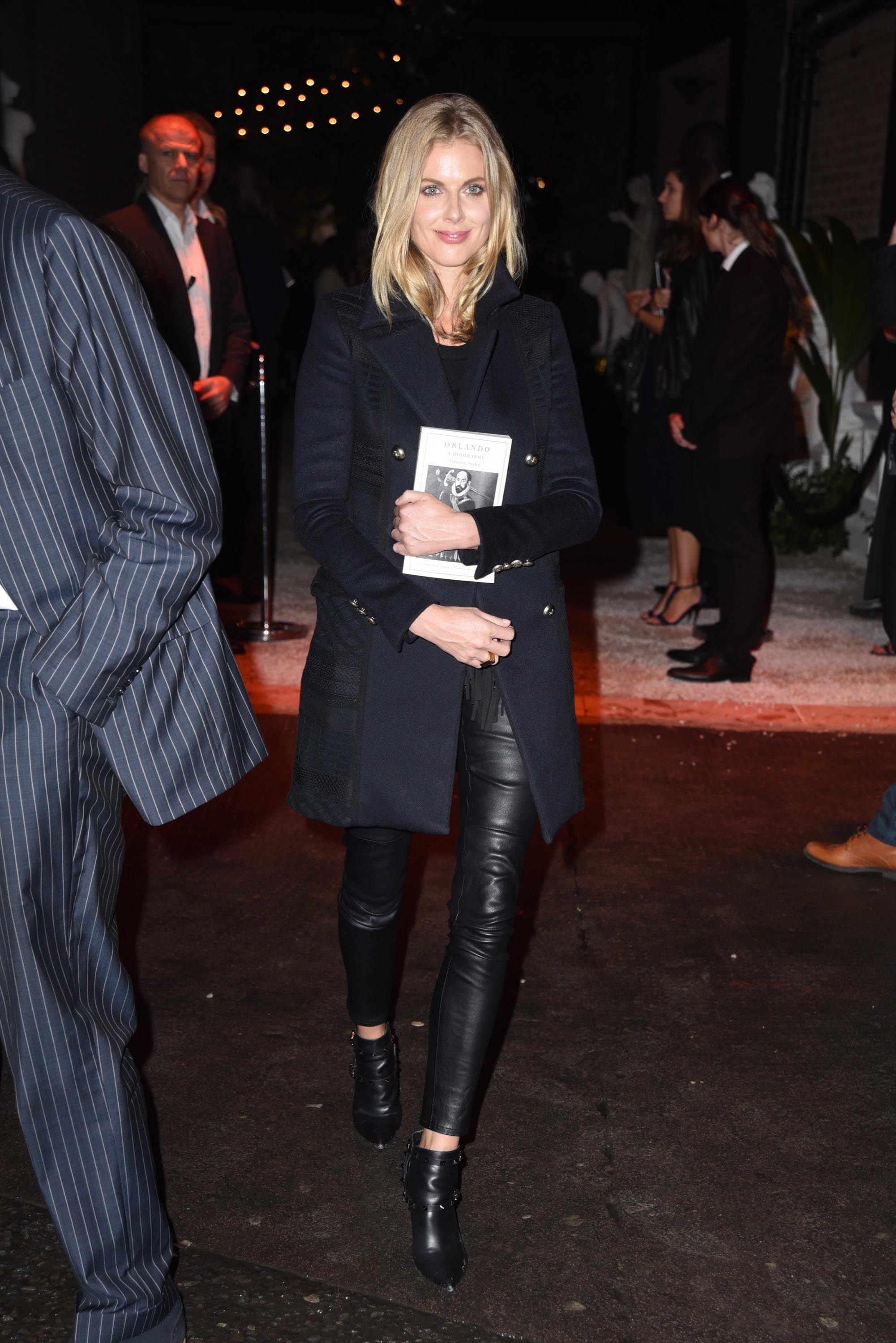 Donna Air attends the Burberry show