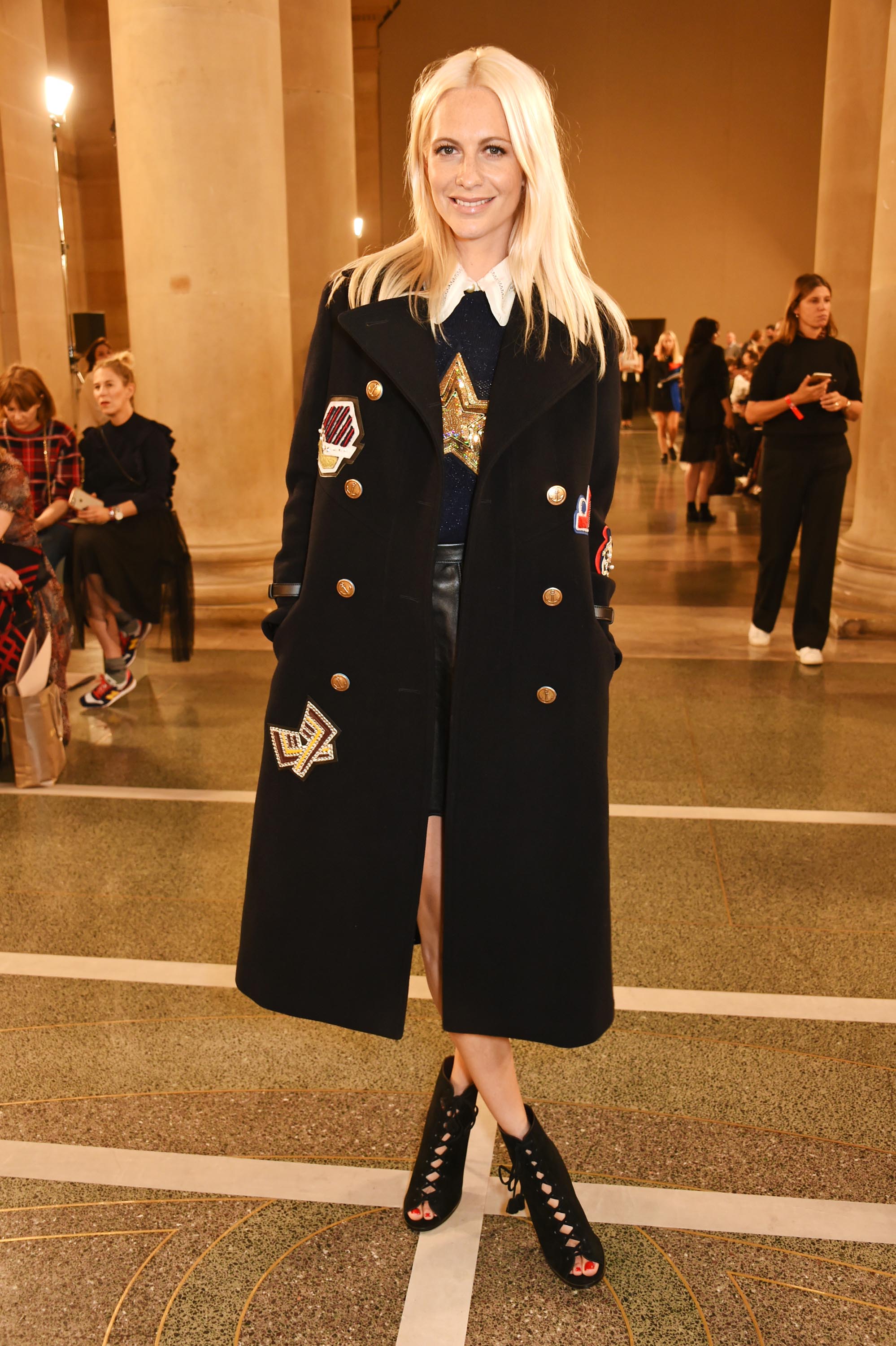 Poppy Delevingne attends London Fashion Week