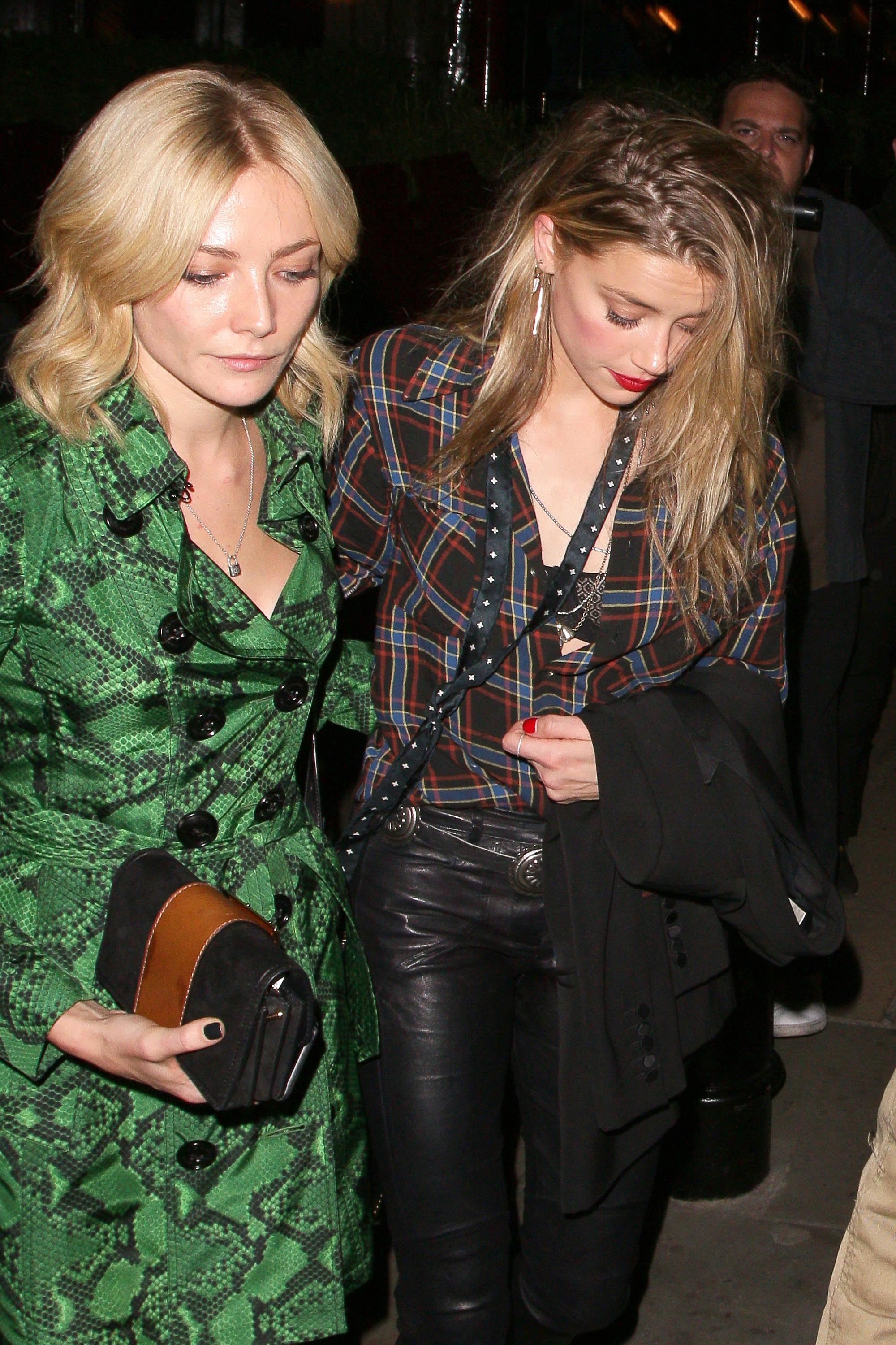 Amber Heard attends Love Magazine party
