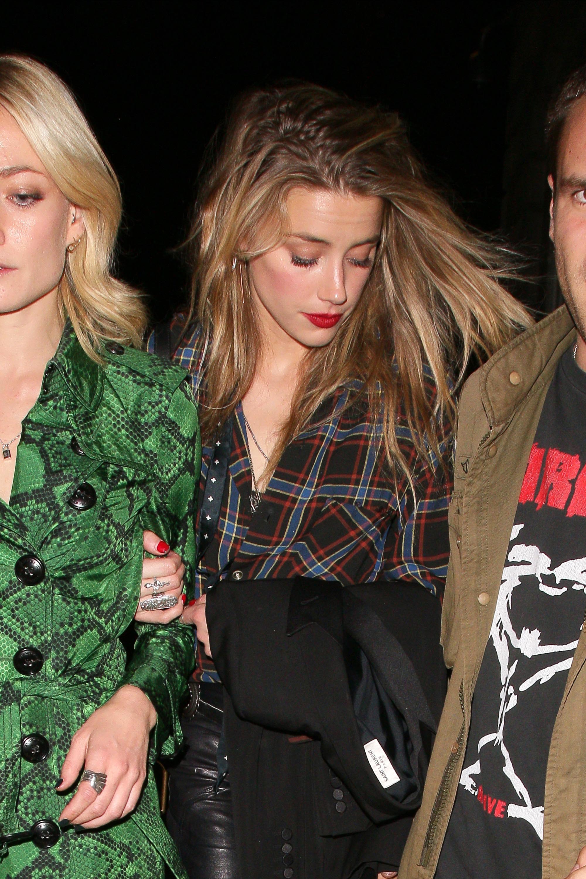Amber Heard attends Love Magazine party