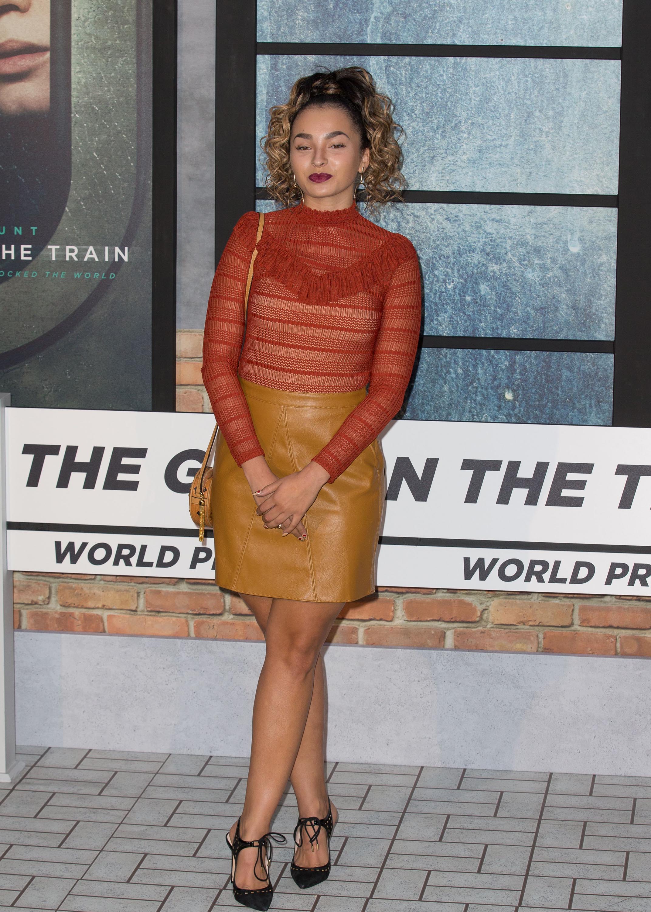 Ella Eyre attends The Girl On The Train world premiere