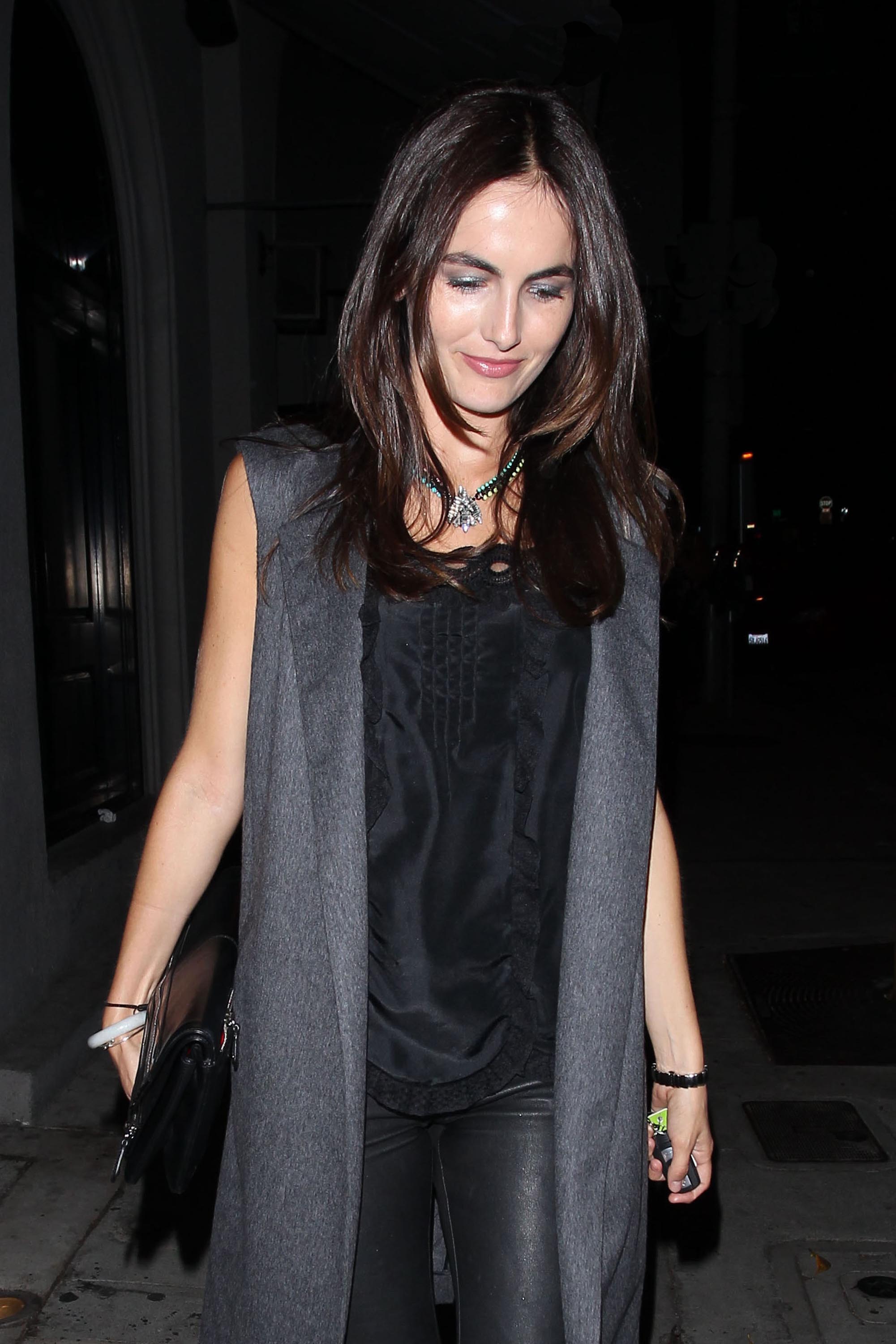 Camilla Belle leaving Craigs Restaurant