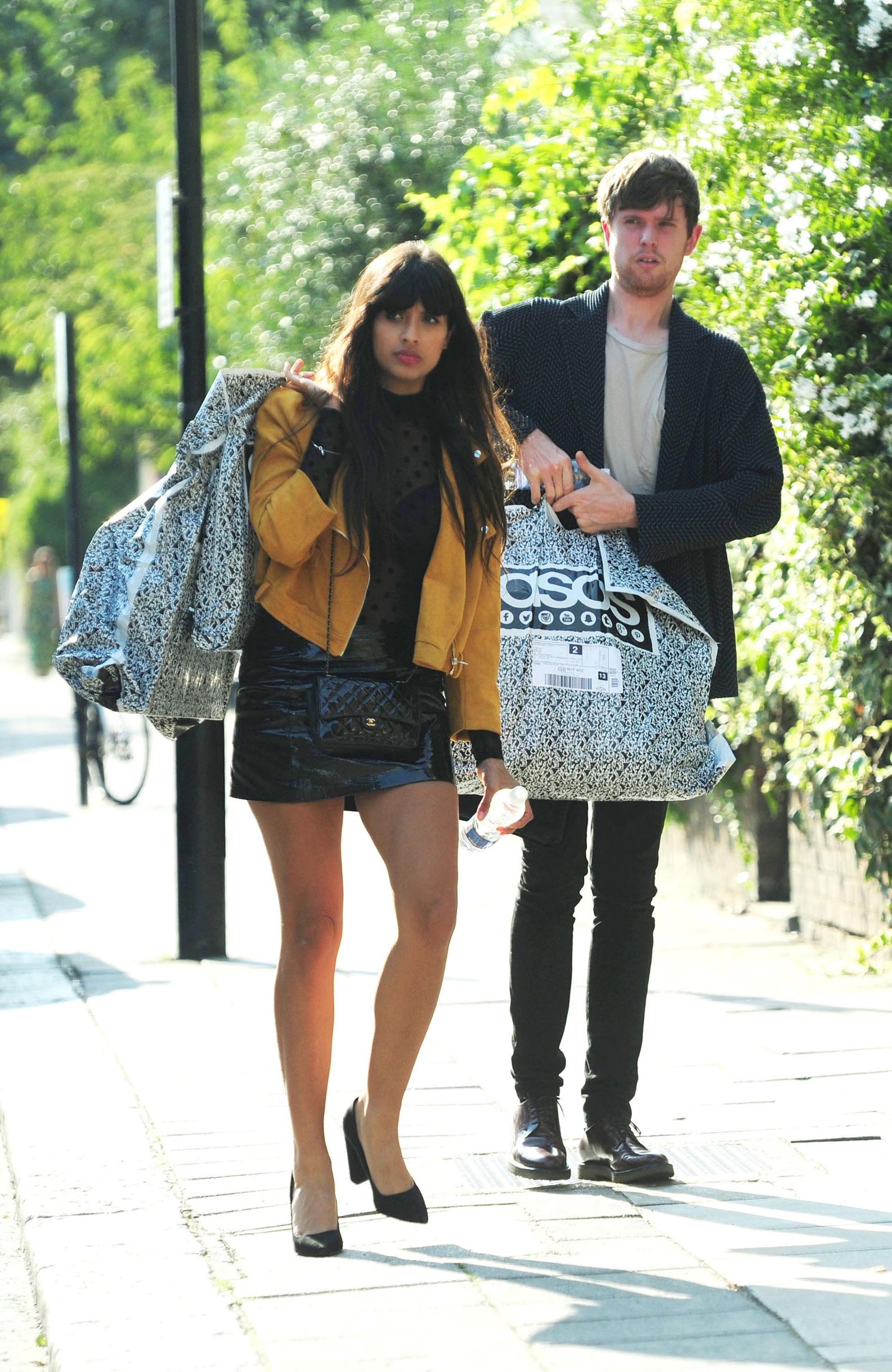 Jameela Jamil out and about in London