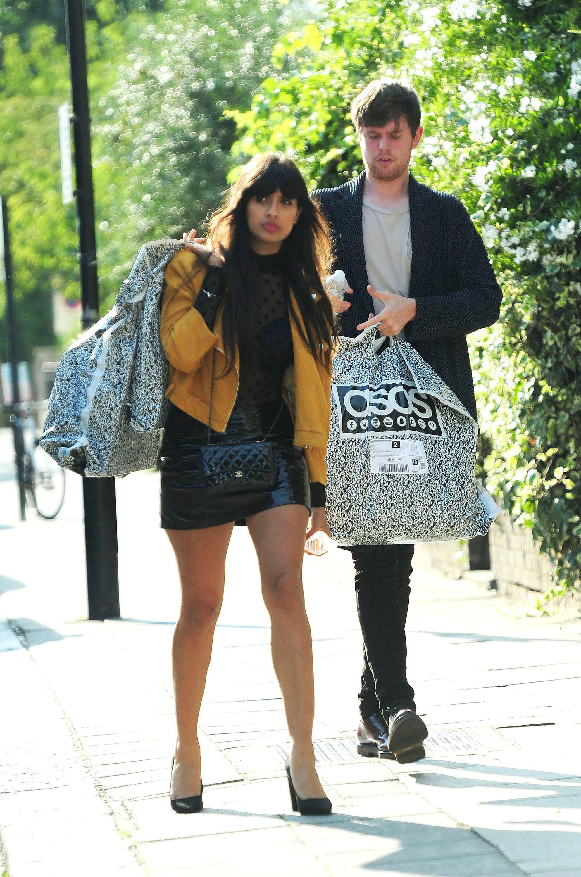 Jameela Jamil out and about in London