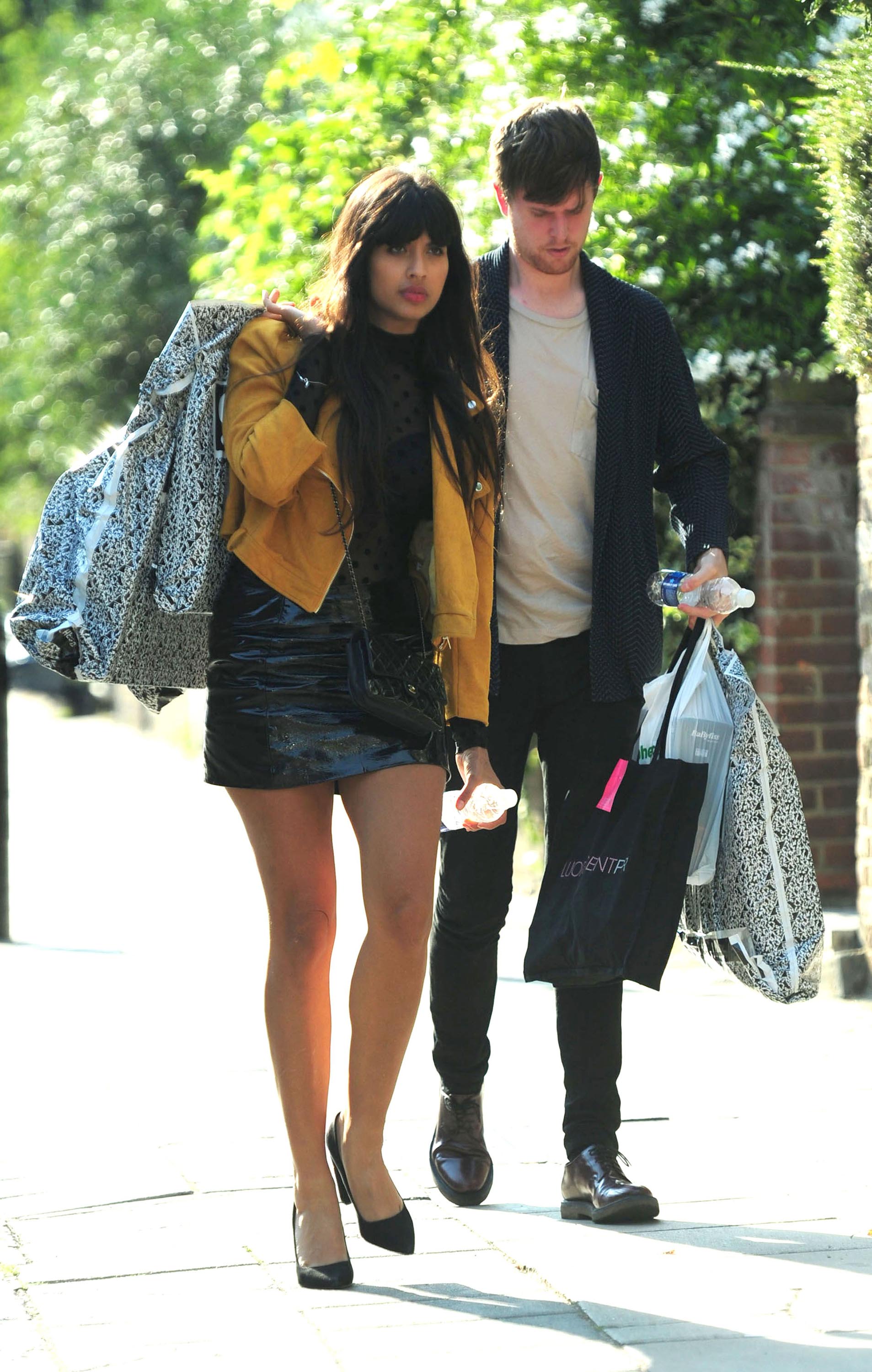 Jameela Jamil out and about in London