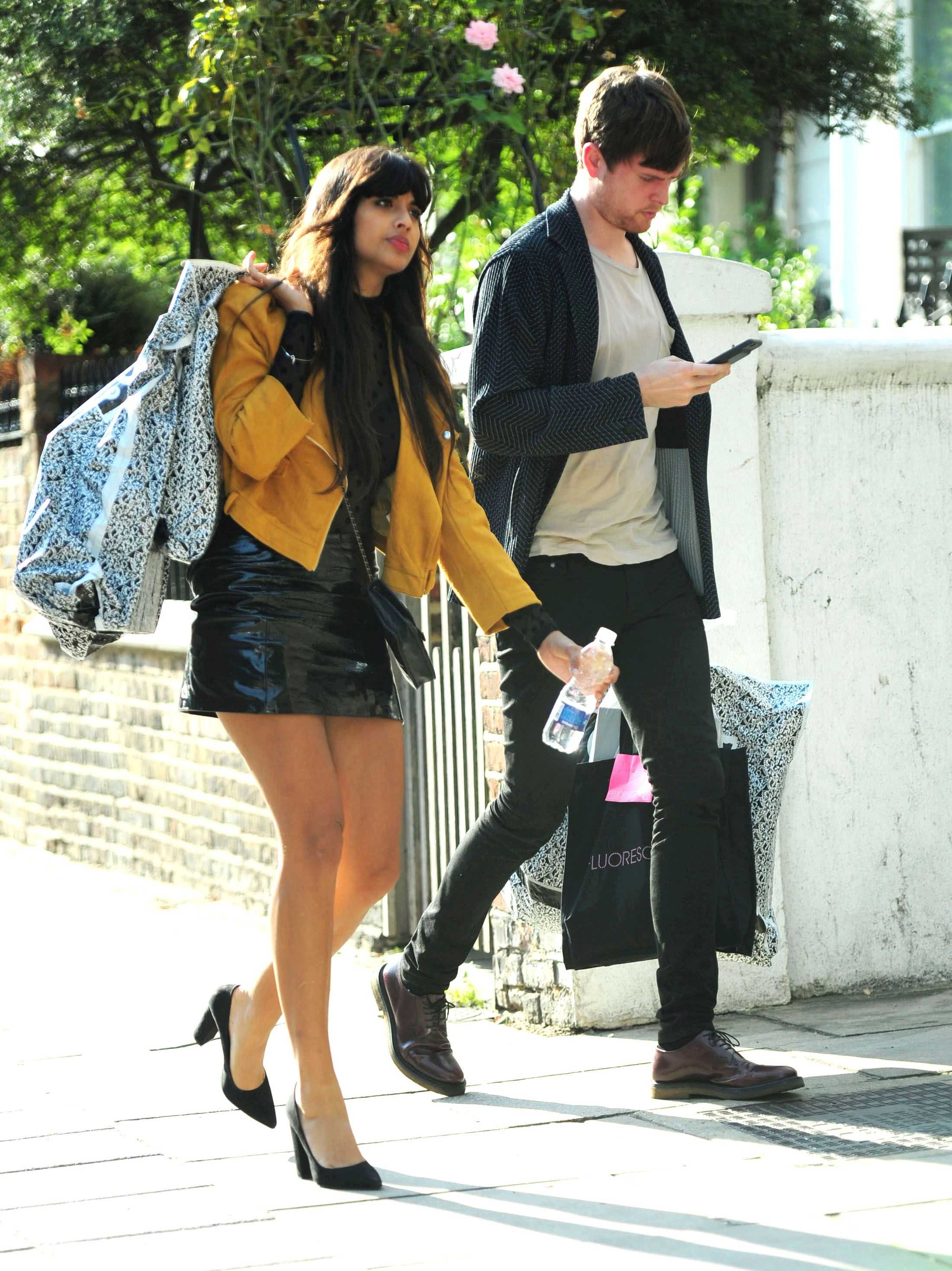 Jameela Jamil out and about in London