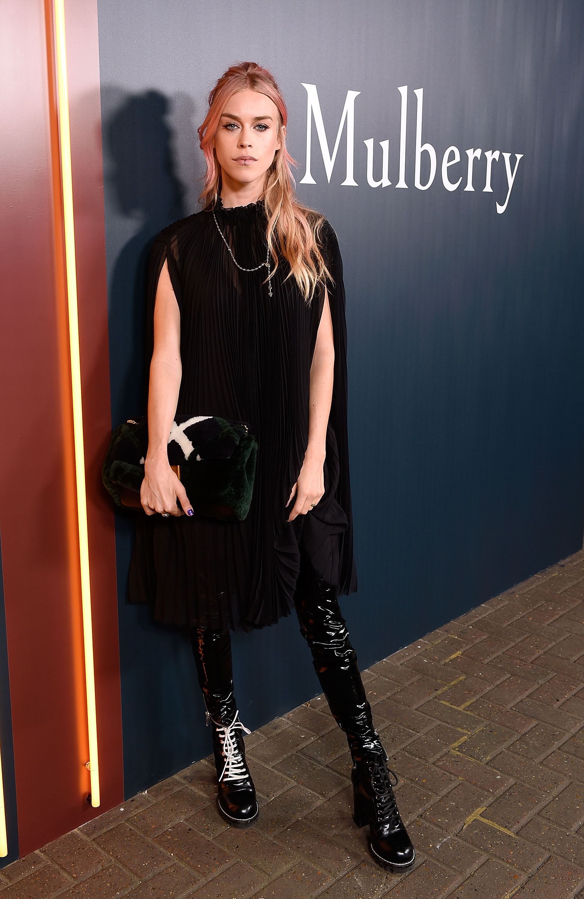 Mary Charteris attends the Mulberry Show