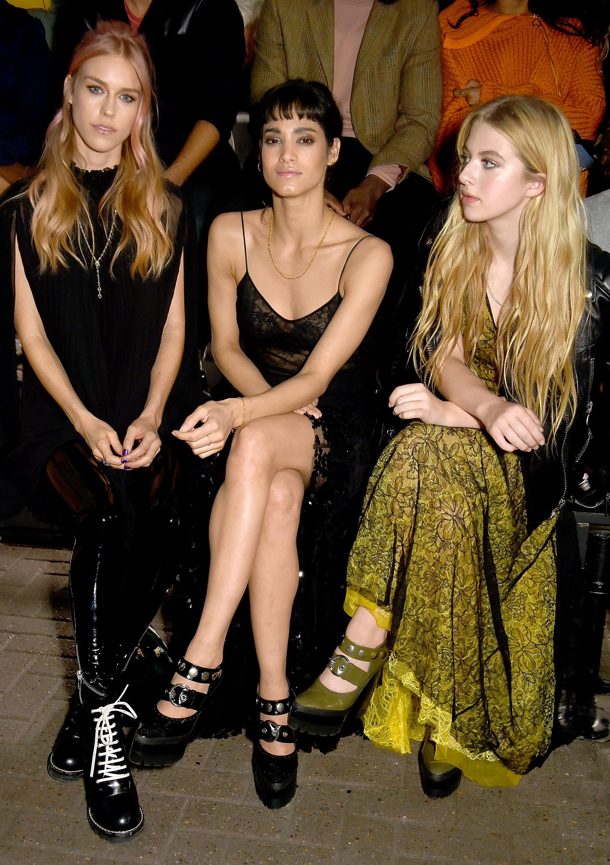 Mary Charteris attends the Mulberry Show