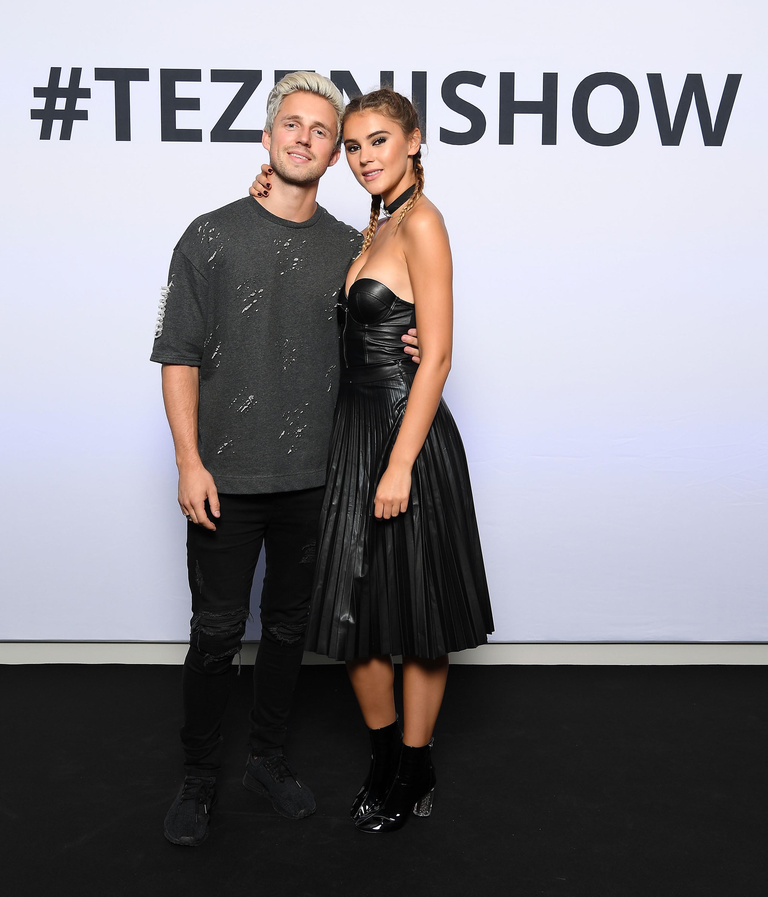 Stefanie Giesinger attends the TEZENIS Fashion Show