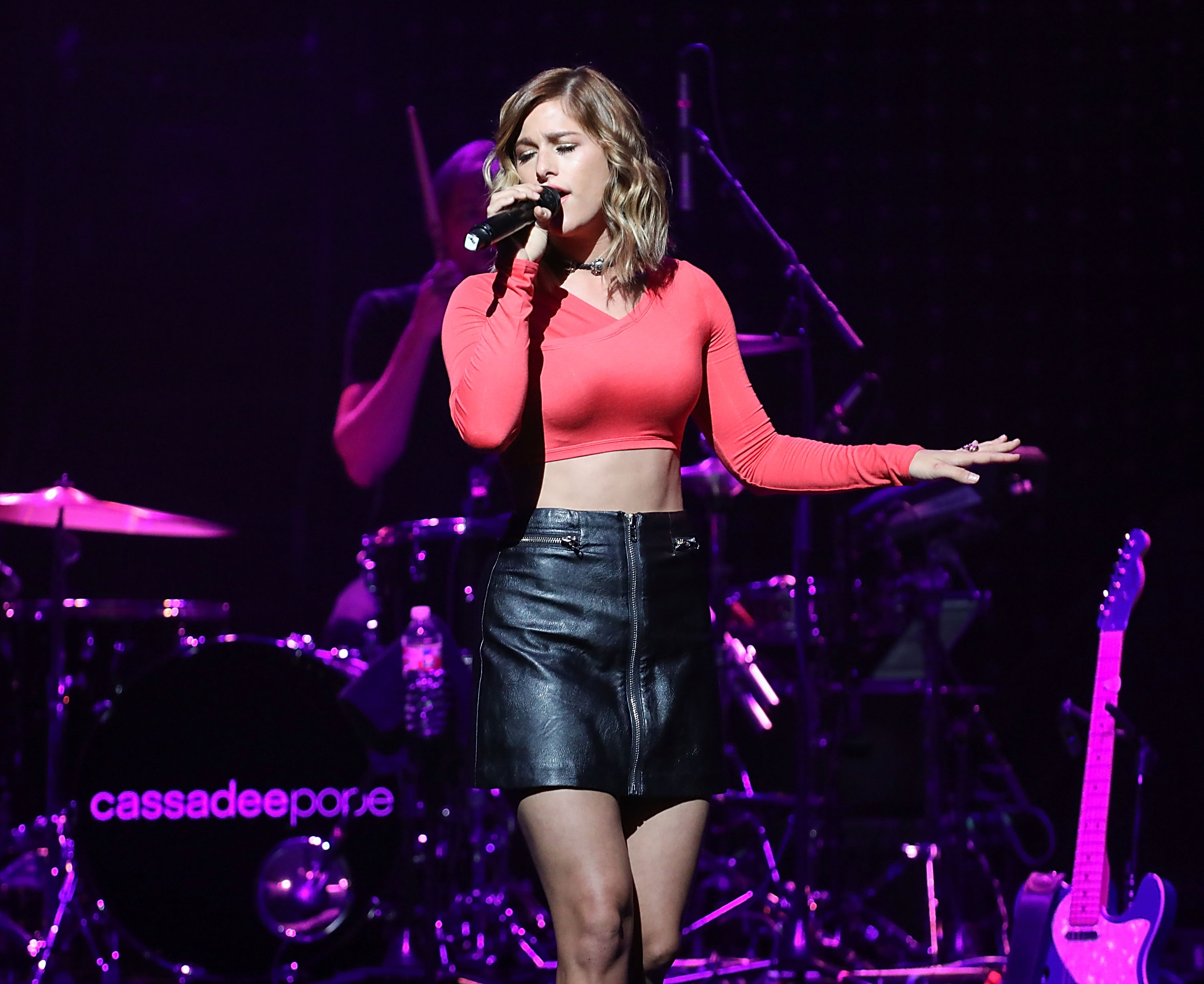 Cassadee Pope performs at Band Against Cancer