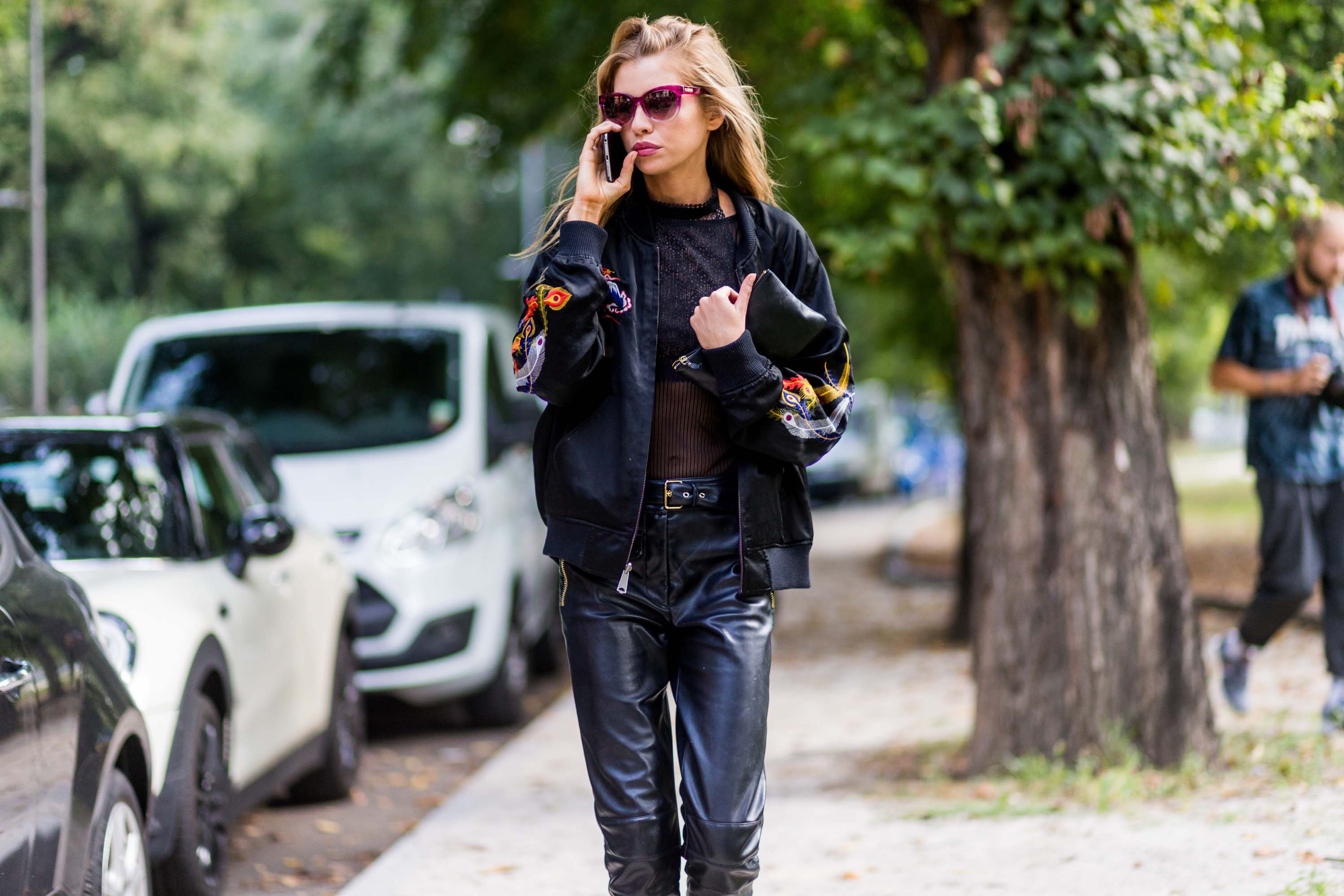 Stella Maxwell seen during Milan Fashion Week