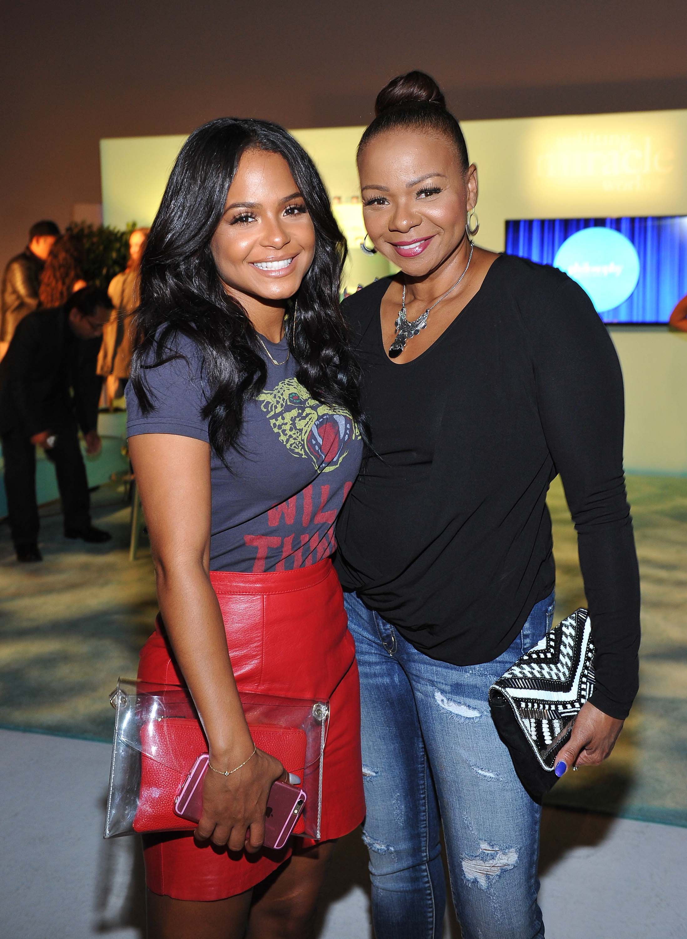 Christina Milian attends Philosophy And Ellen Pompeo Welcome You To The Age Of Cool