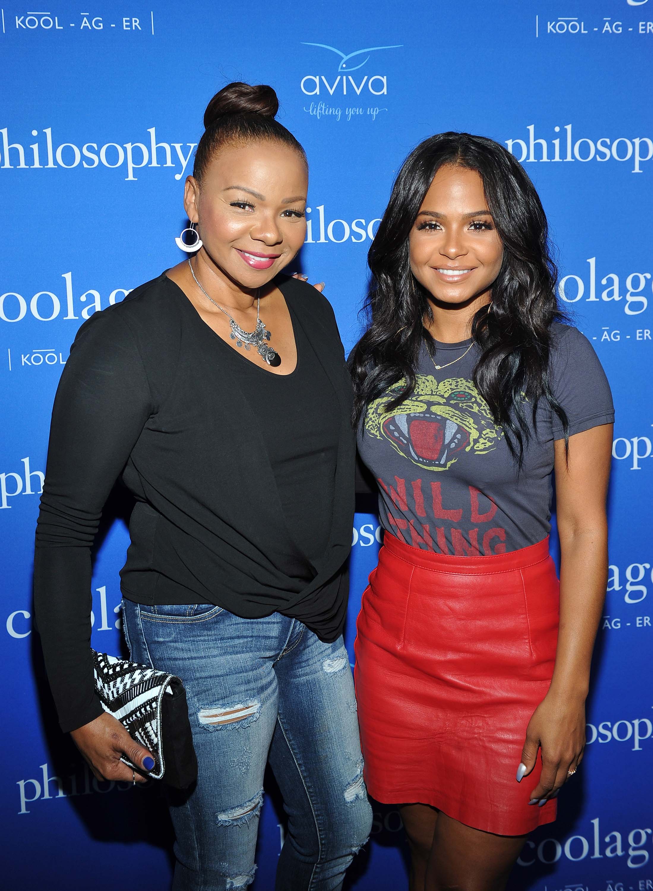 Christina Milian attends Philosophy And Ellen Pompeo Welcome You To The Age Of Cool