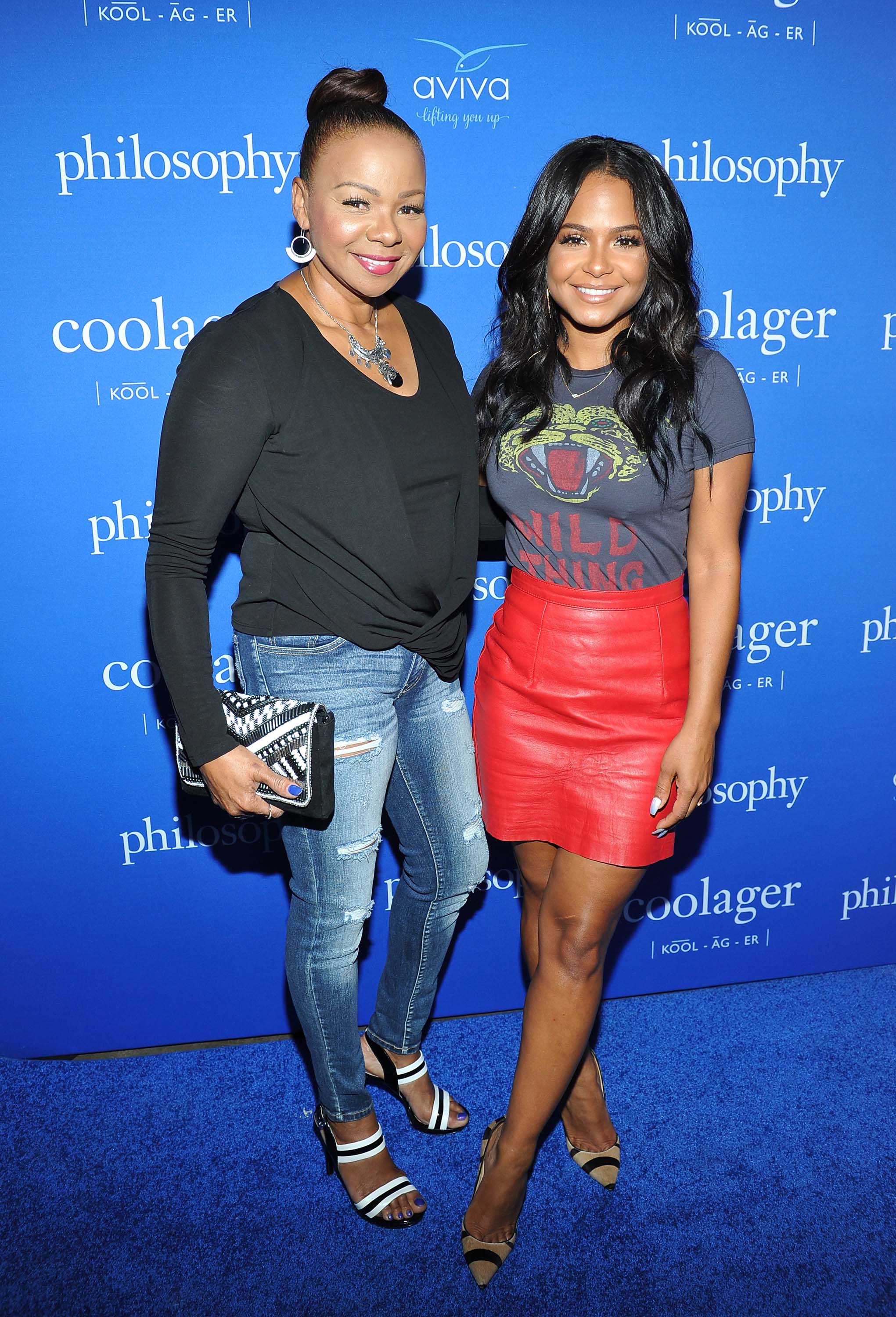 Christina Milian attends Philosophy And Ellen Pompeo Welcome You To The Age Of Cool