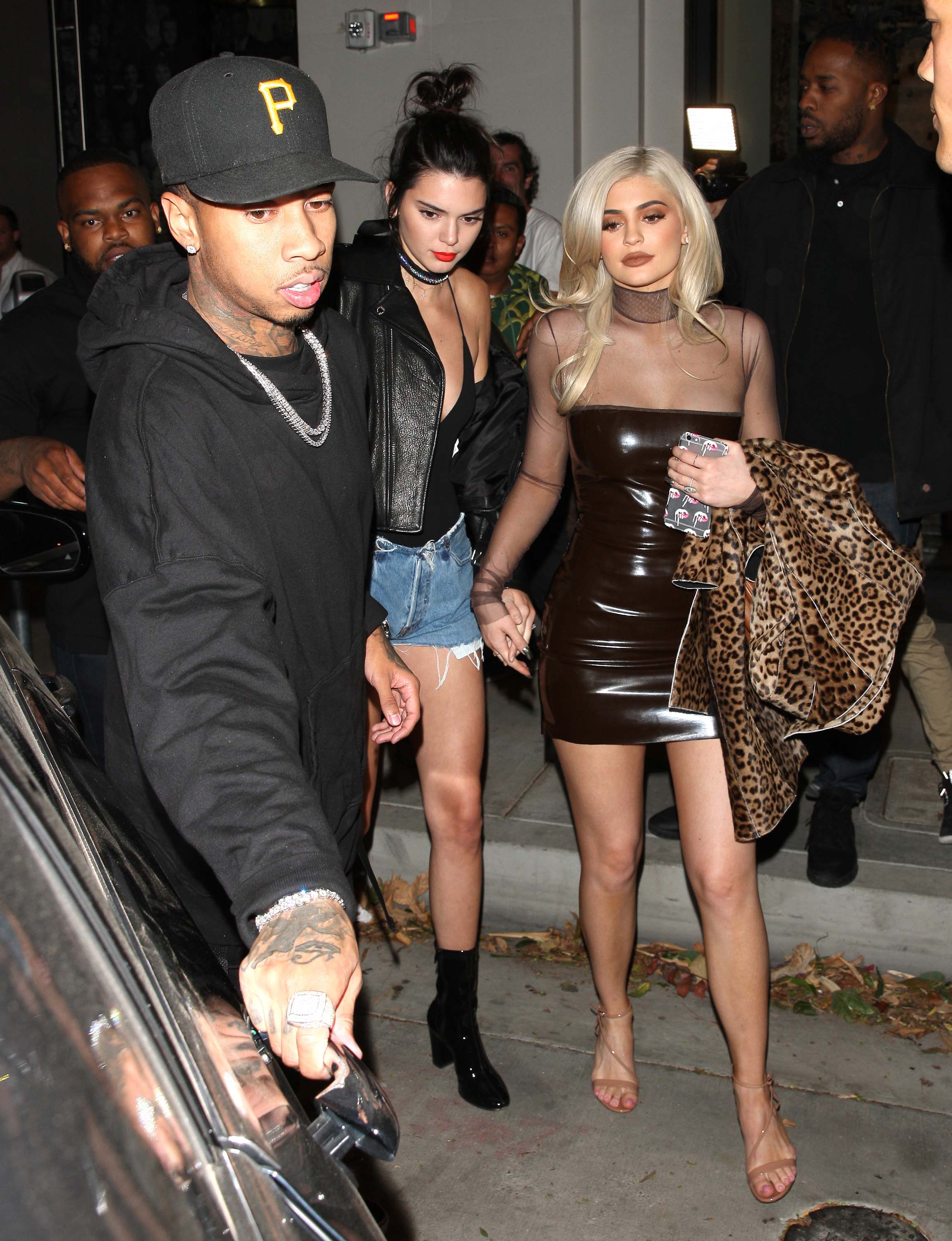 Kylie Jenner at Catch restaurant