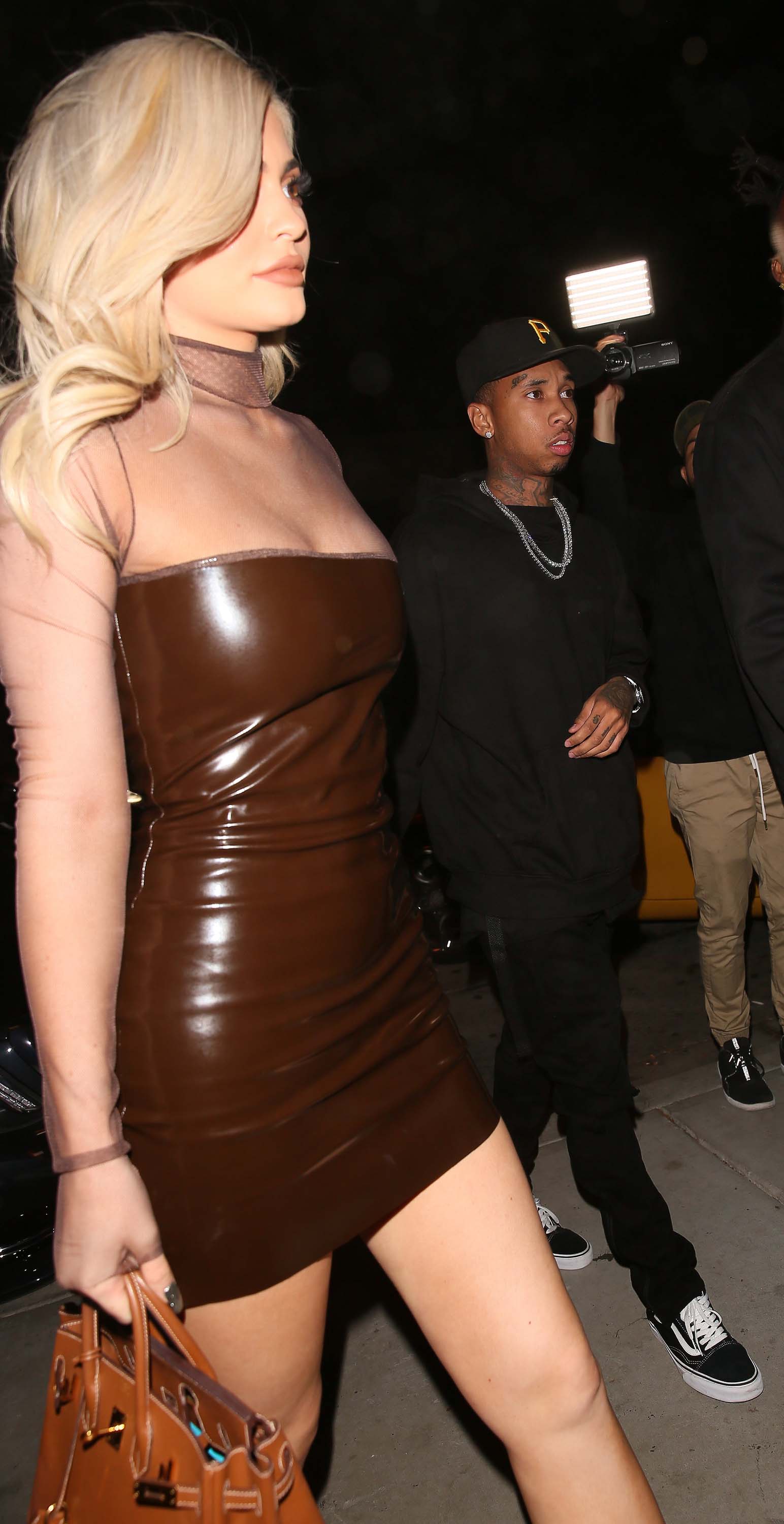 Kylie Jenner at Catch restaurant