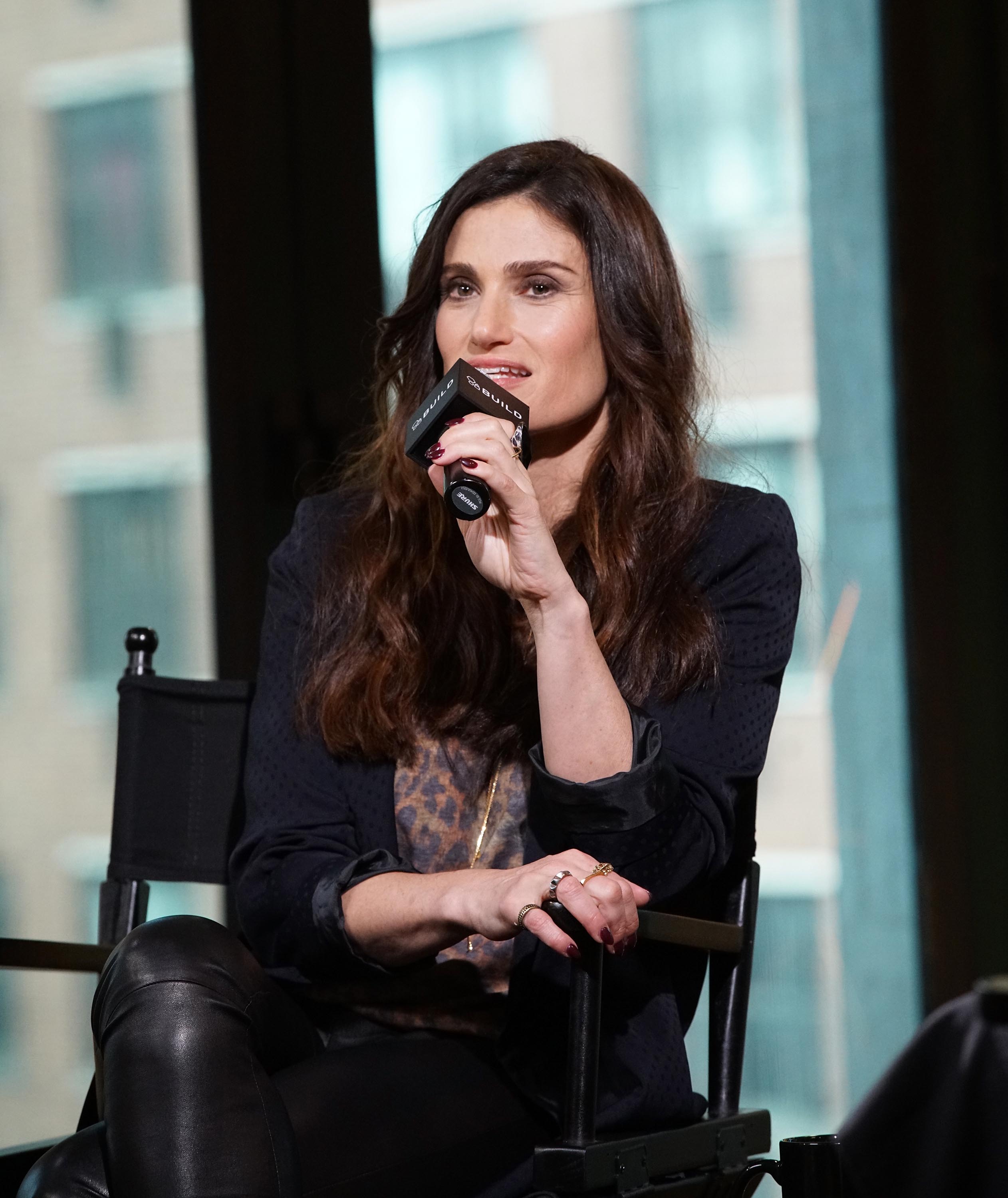 Idina Menzel visits The Elvis Duran Z100 Morning Show