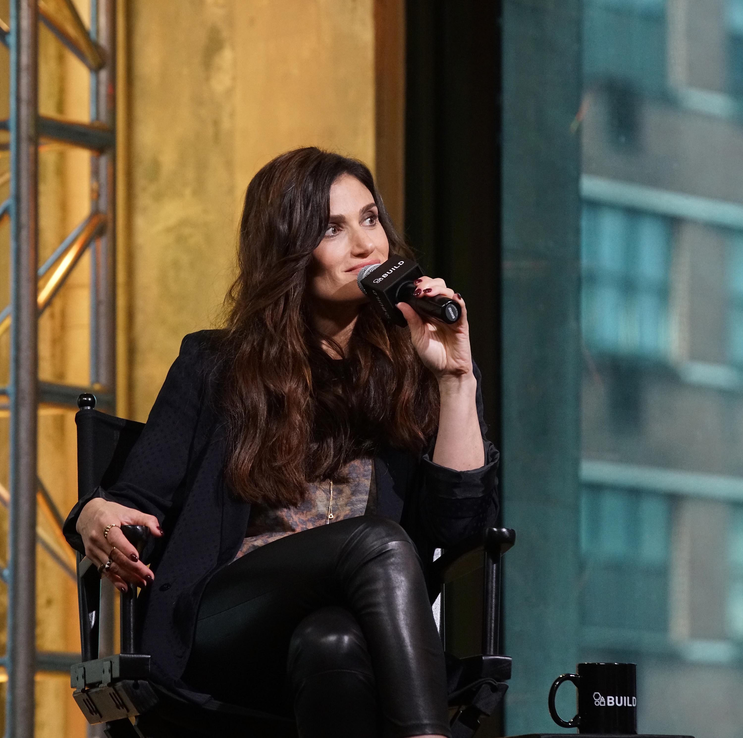 Idina Menzel visits The Elvis Duran Z100 Morning Show