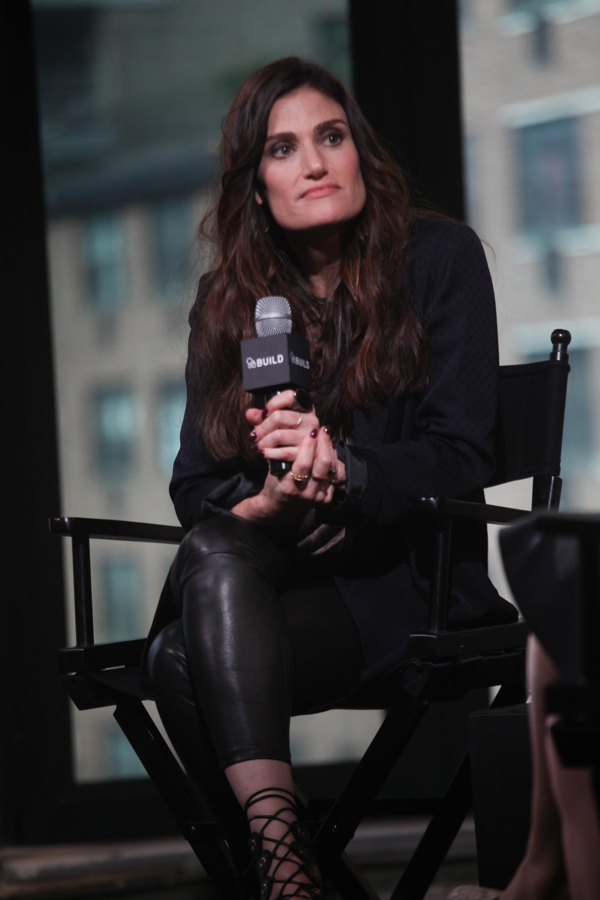 Idina Menzel visits The Elvis Duran Z100 Morning Show