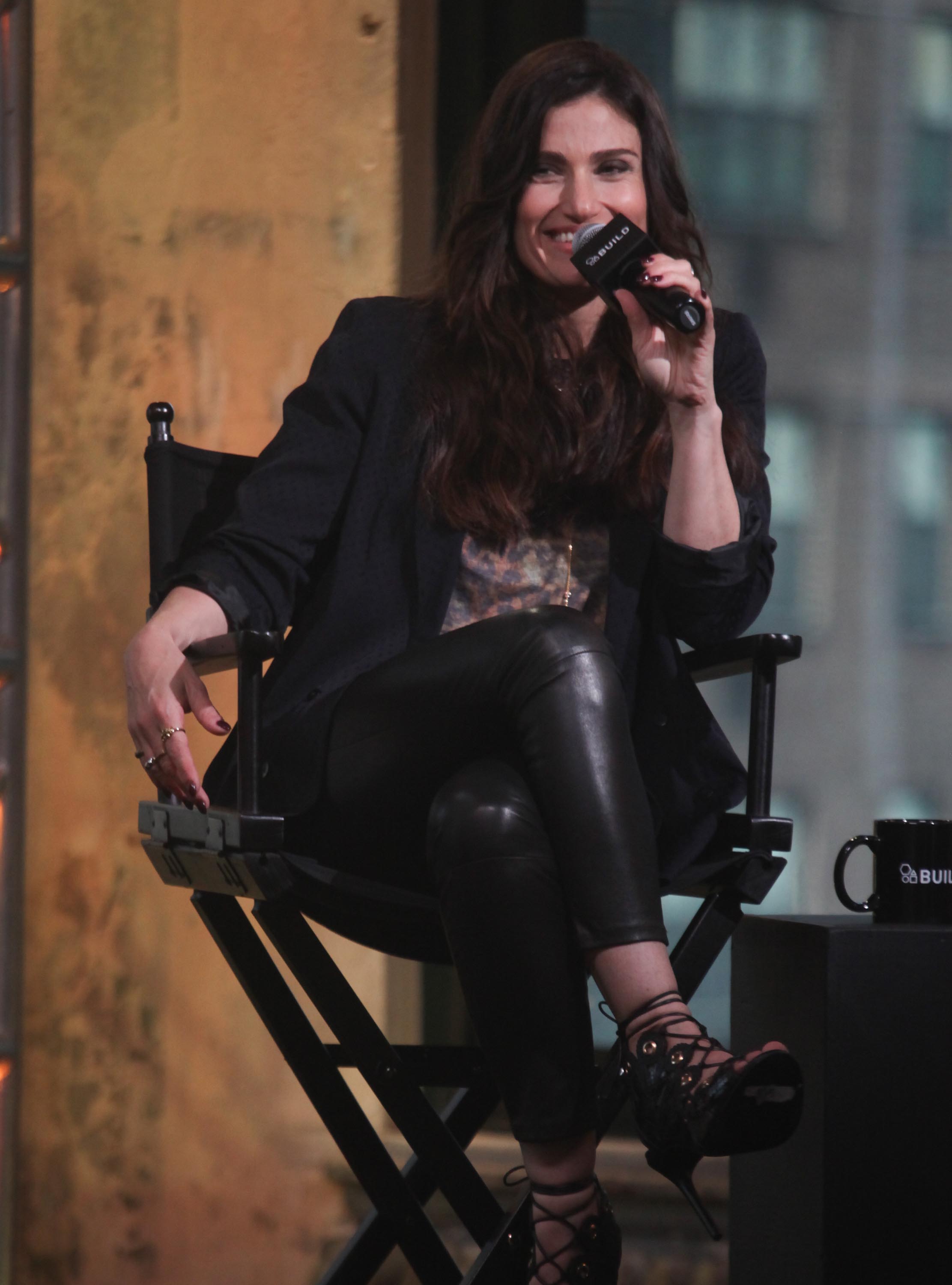 Idina Menzel visits The Elvis Duran Z100 Morning Show