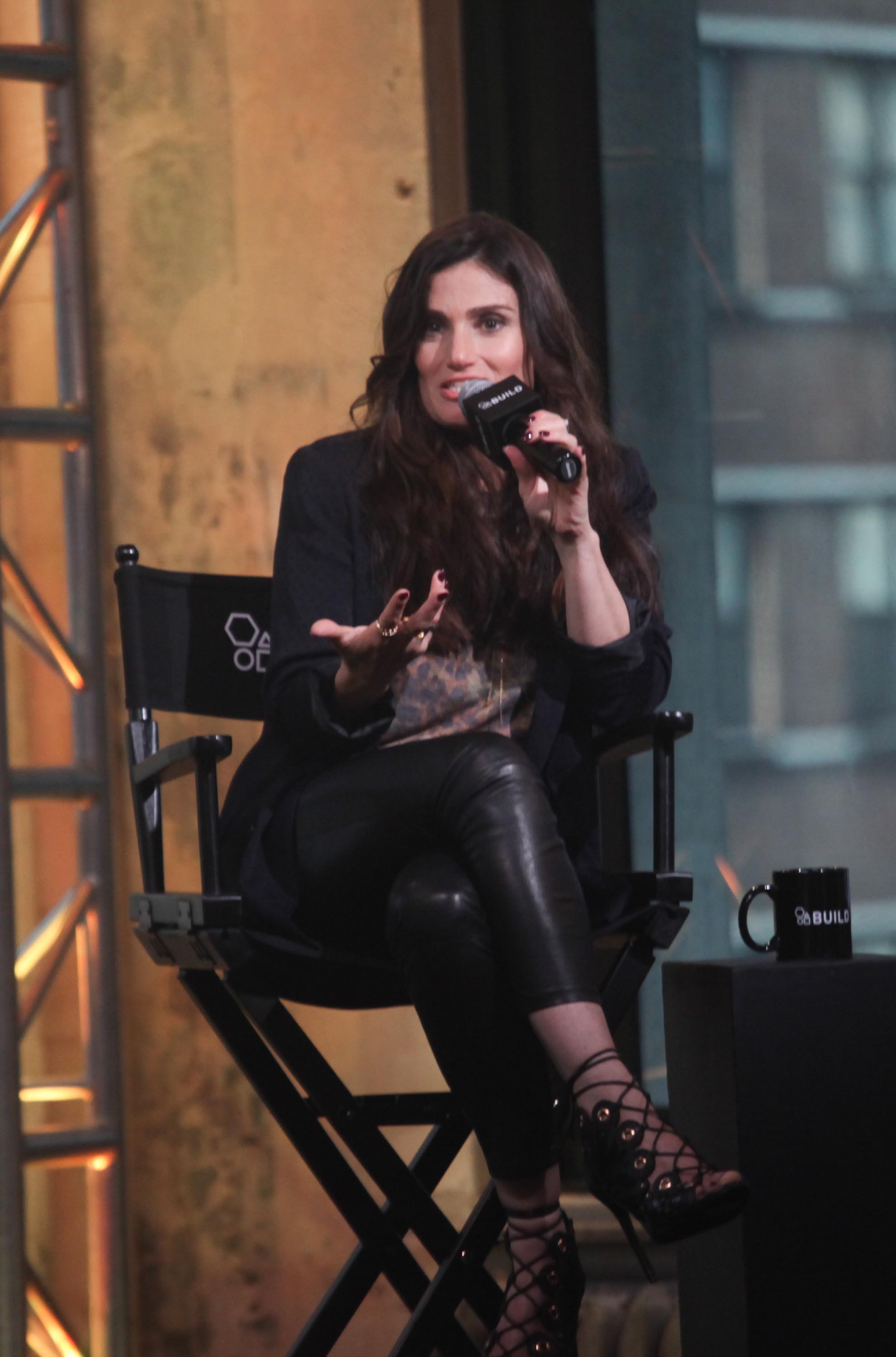 Idina Menzel visits The Elvis Duran Z100 Morning Show