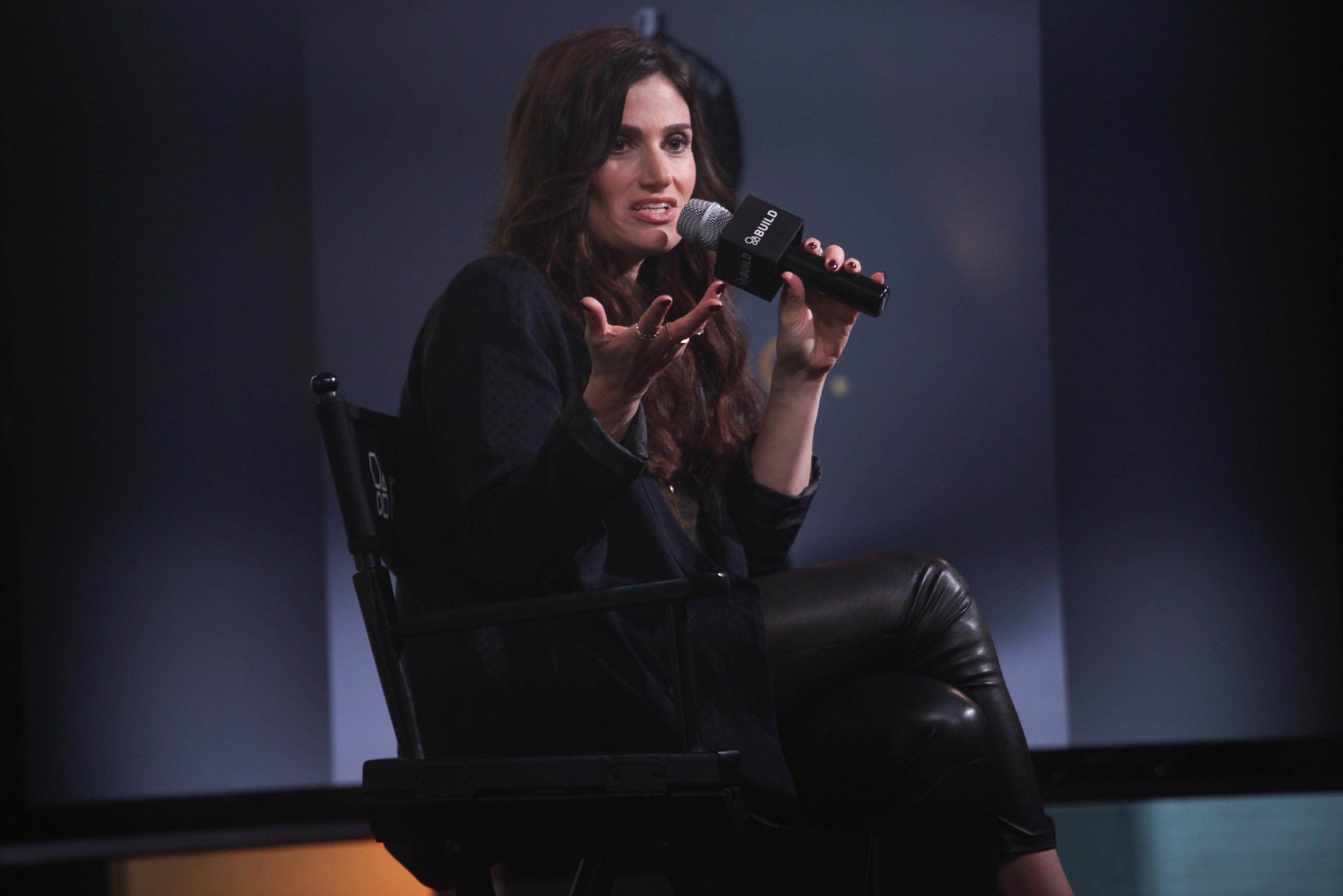 Idina Menzel visits The Elvis Duran Z100 Morning Show