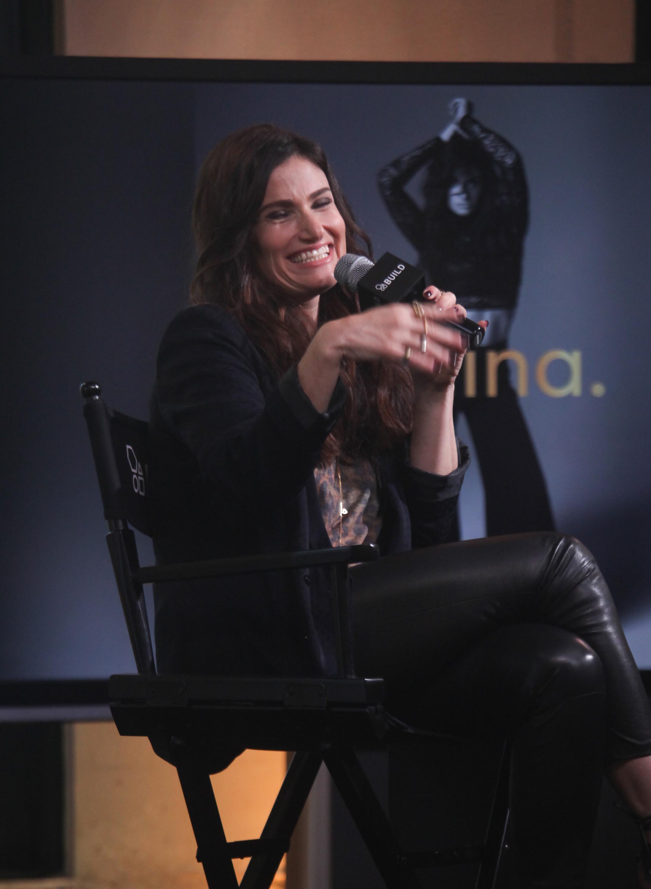 Idina Menzel visits The Elvis Duran Z100 Morning Show