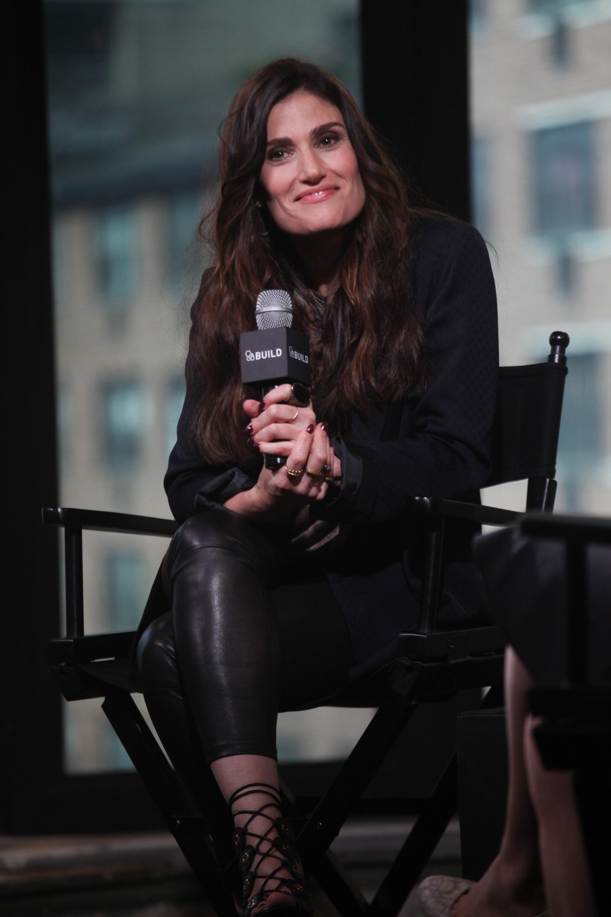 Idina Menzel visits The Elvis Duran Z100 Morning Show