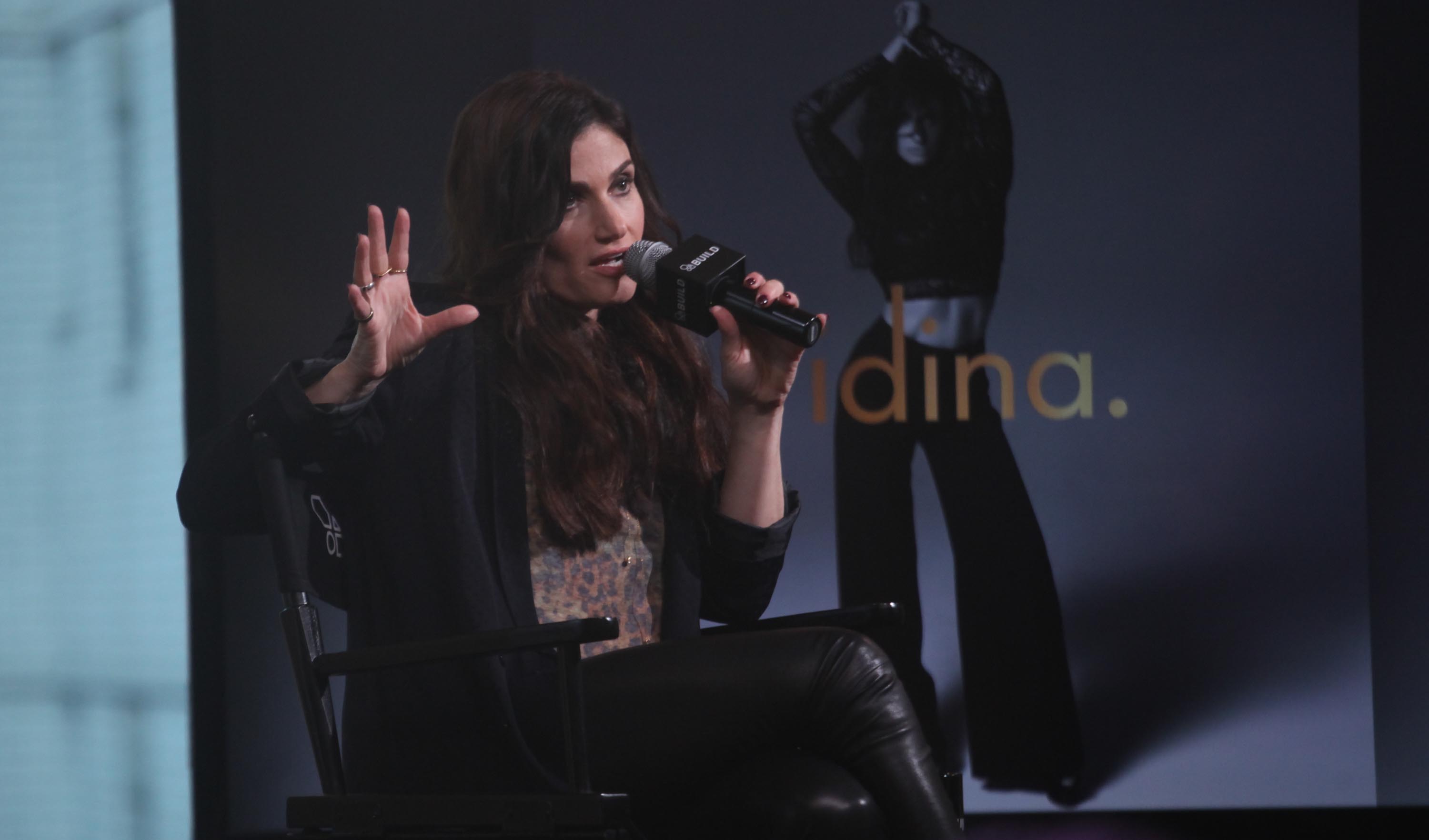 Idina Menzel visits The Elvis Duran Z100 Morning Show