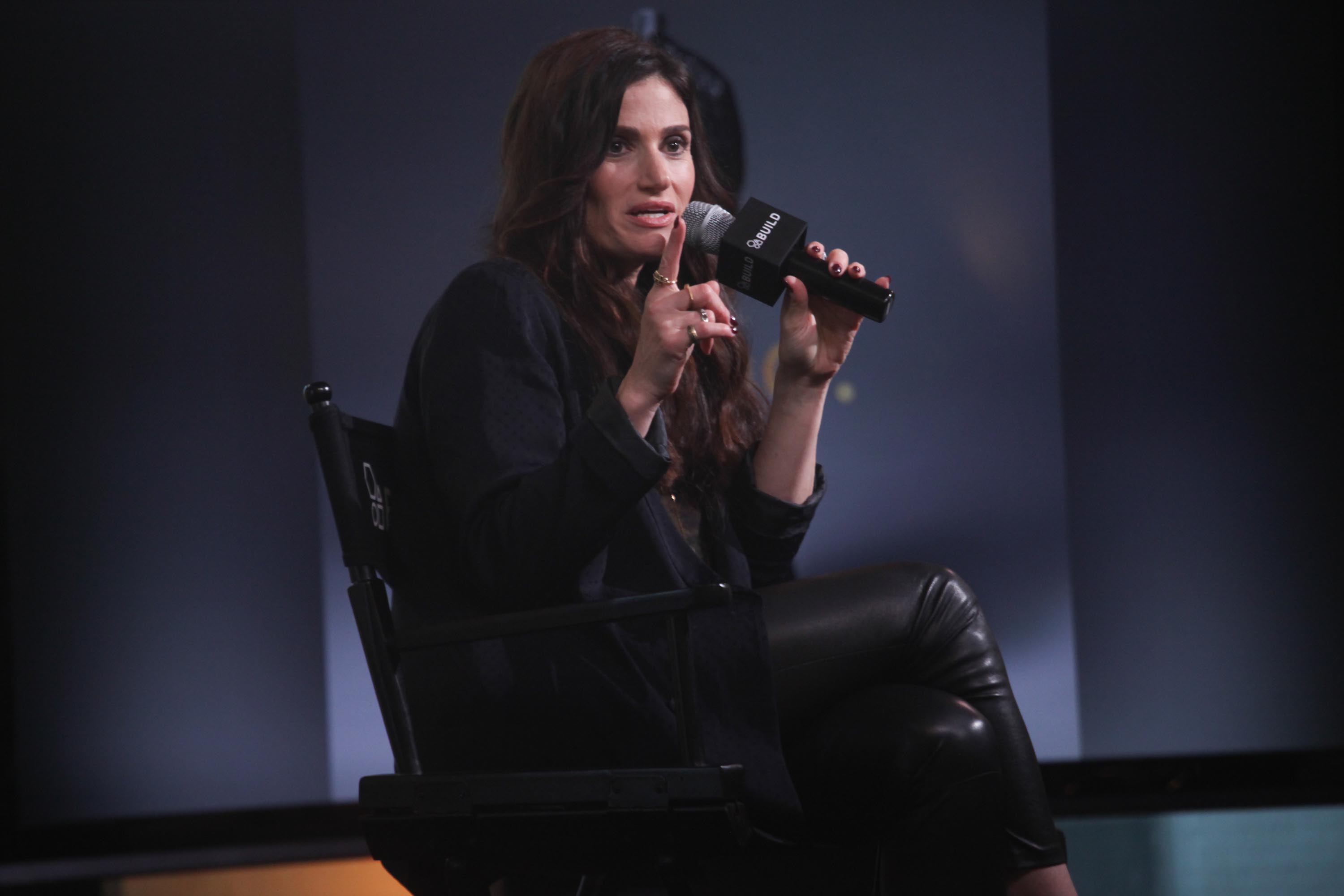 Idina Menzel visits The Elvis Duran Z100 Morning Show