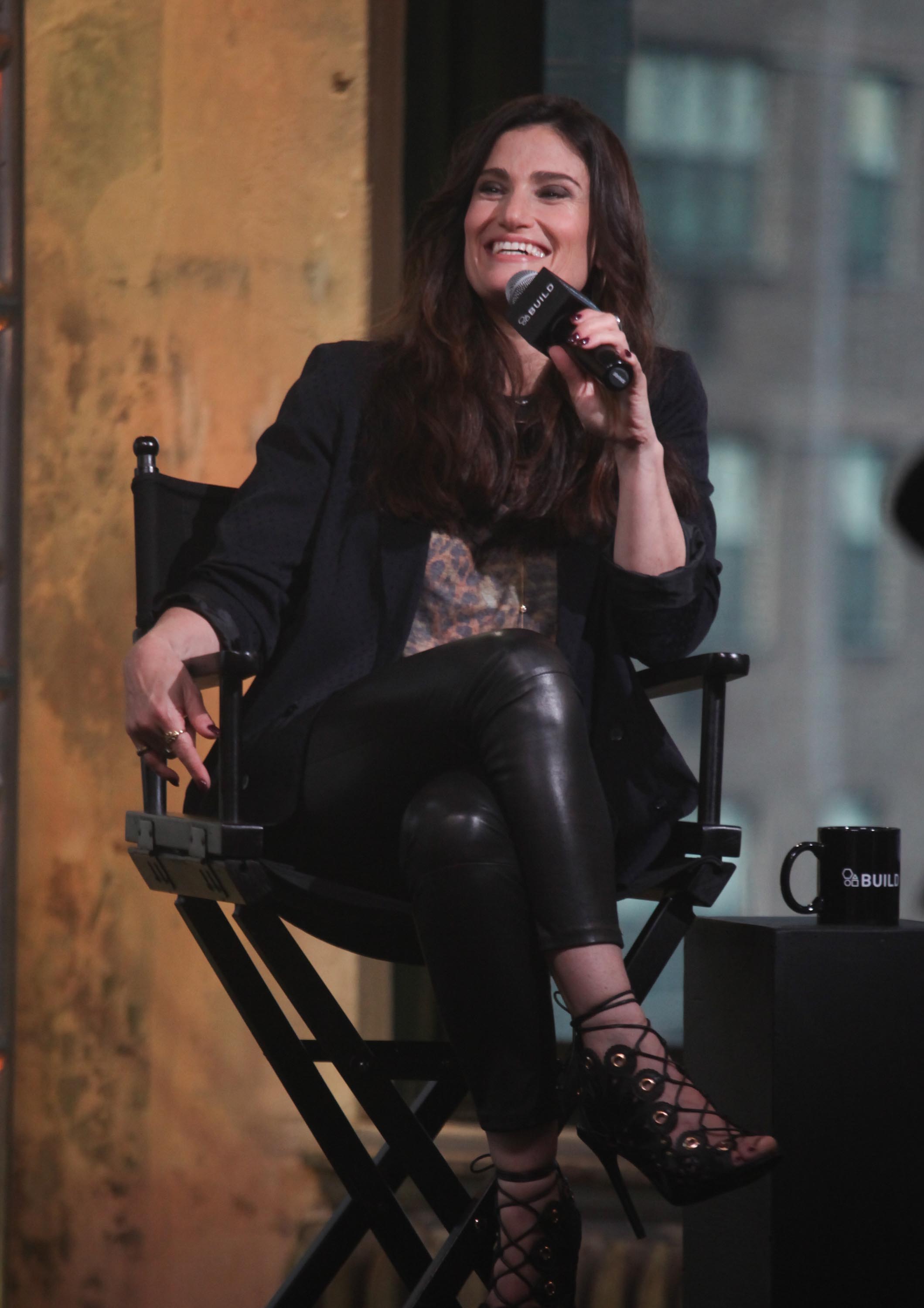 Idina Menzel visits The Elvis Duran Z100 Morning Show