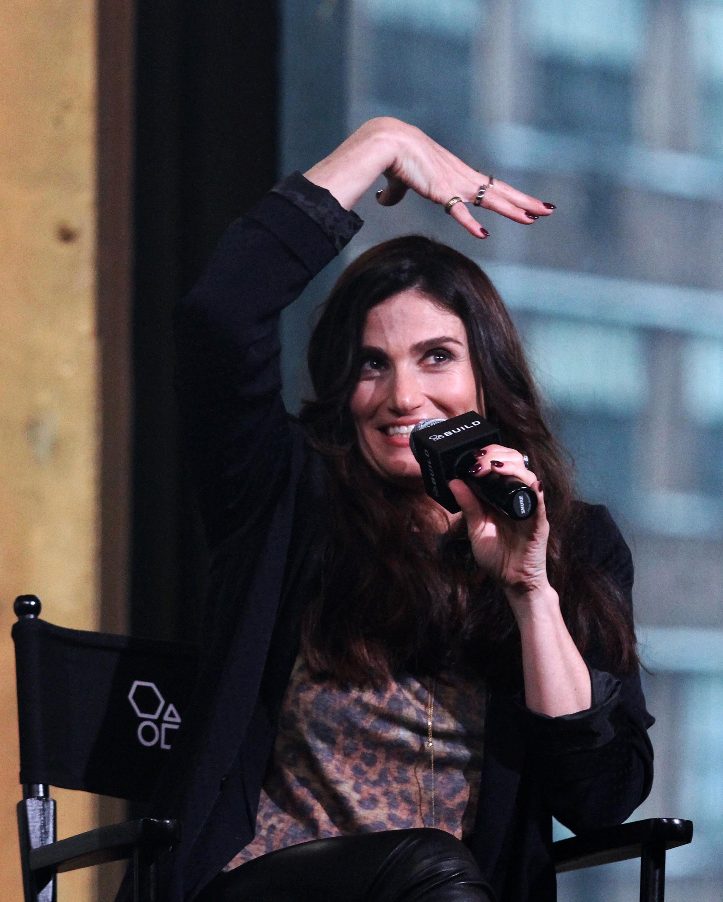 Idina Menzel visits The Elvis Duran Z100 Morning Show