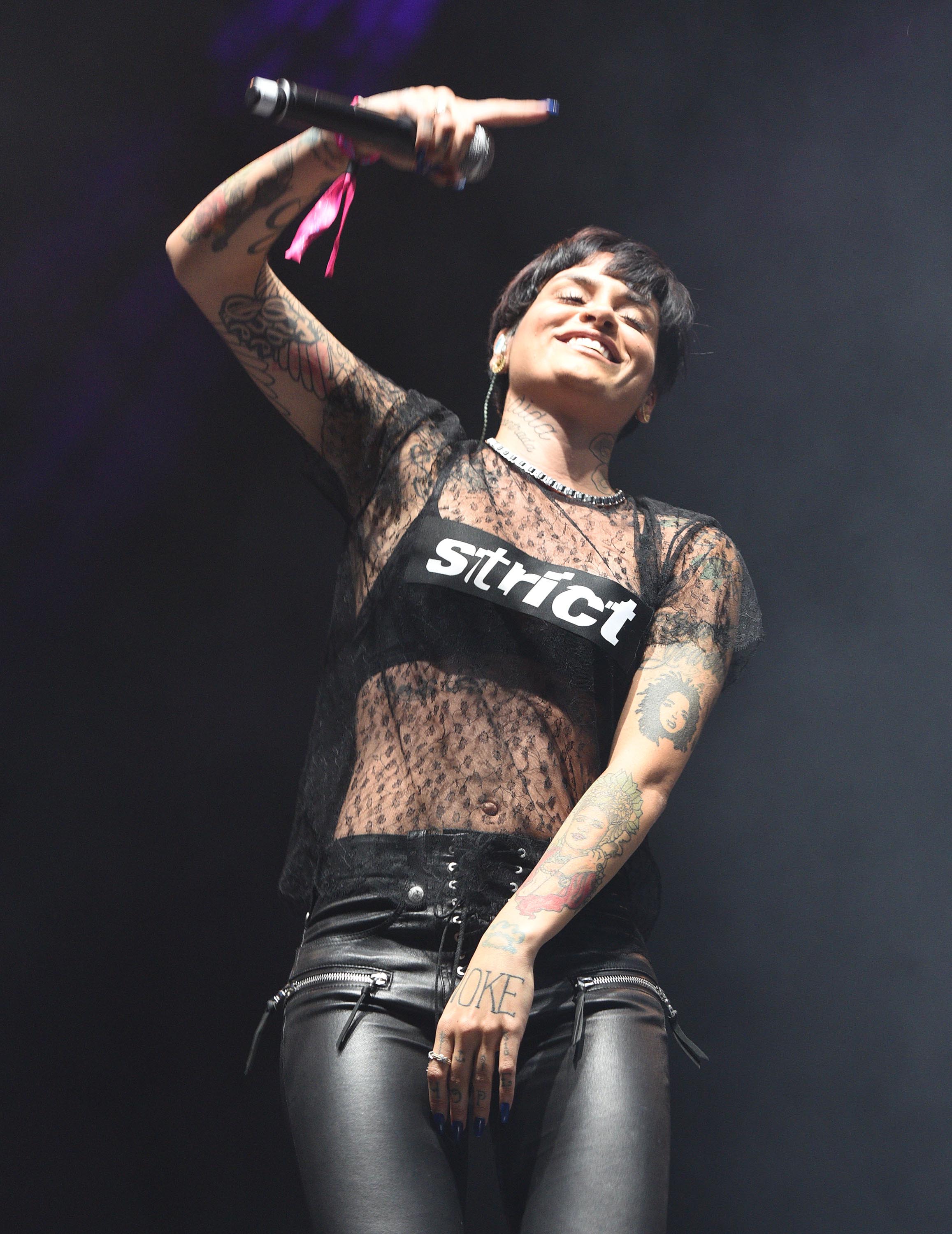 Kehlani performs during the 2016 Life is Beautiful festival