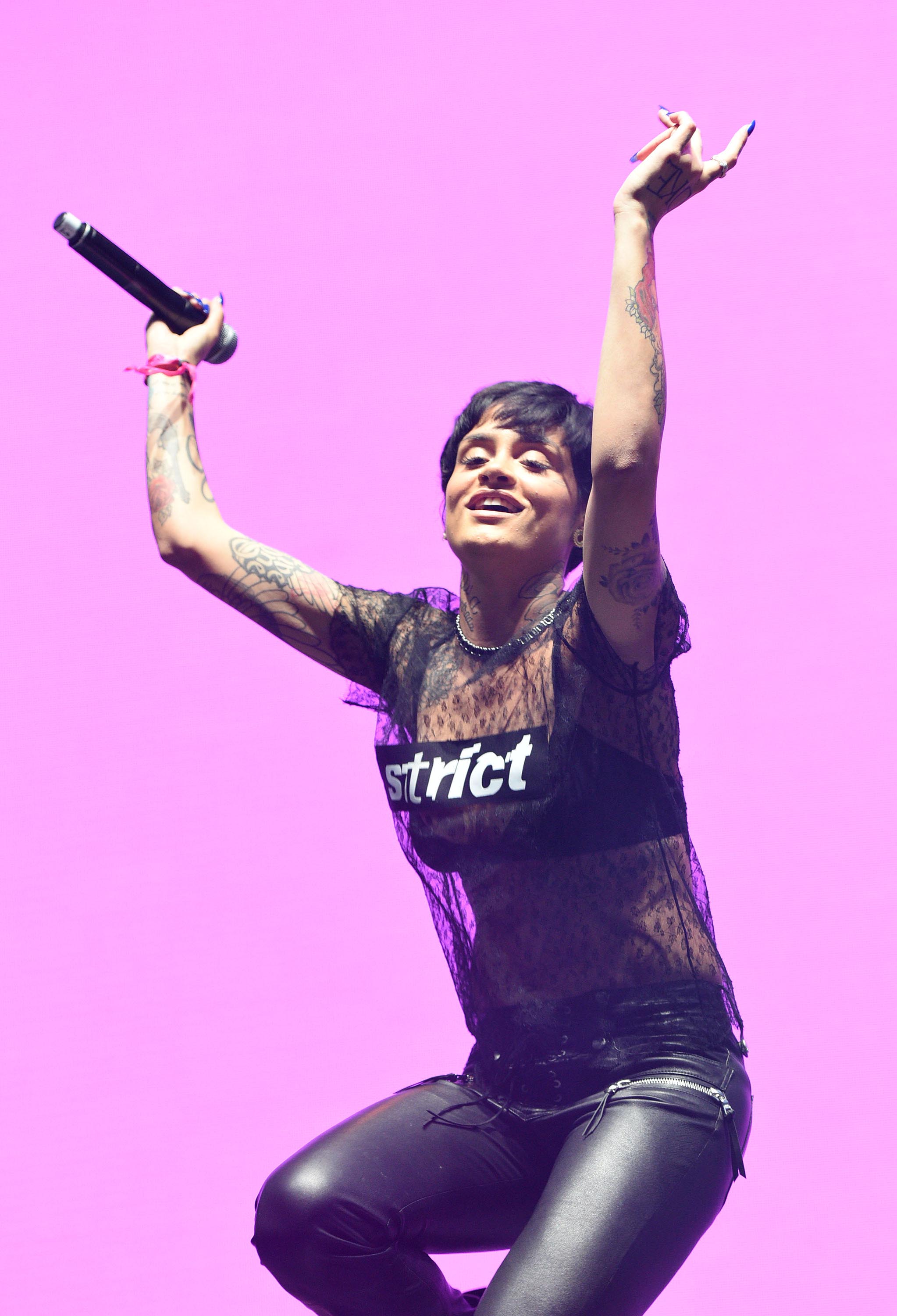 Kehlani performs during the 2016 Life is Beautiful festival