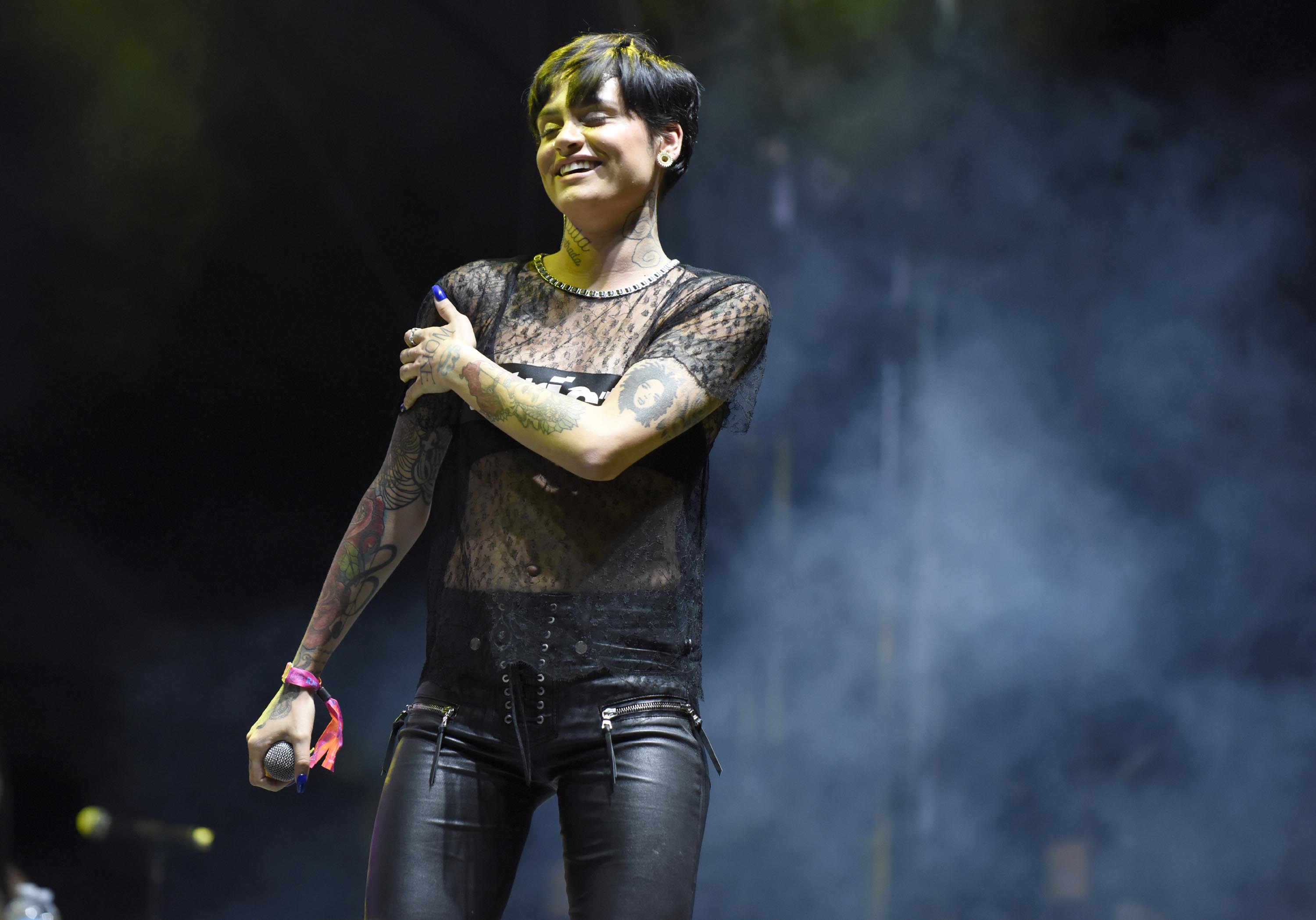 Kehlani performs during the 2016 Life is Beautiful festival